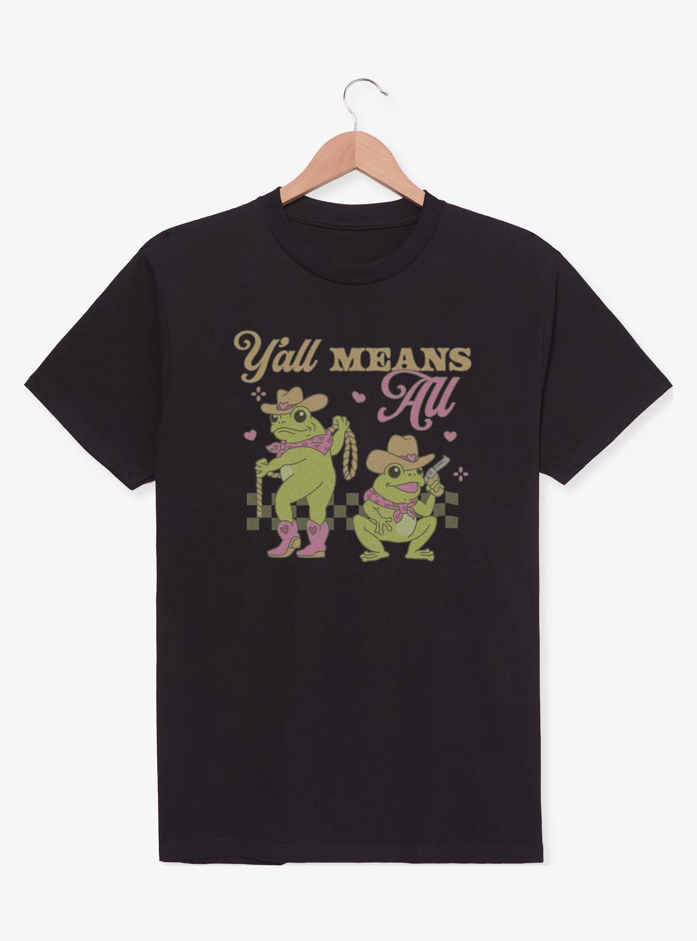 Y?all Means All Western Frogs Pride T-Shirt BoxLunch Exclusive, , hi-res