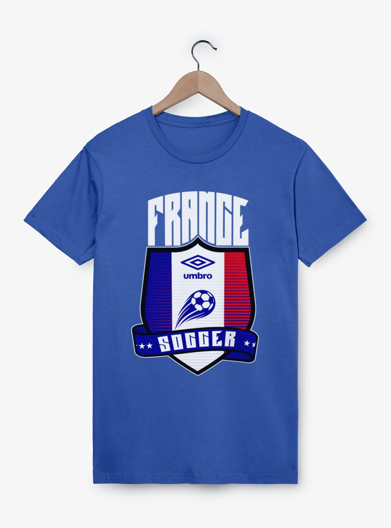 Umbro Soccer France Ribbon Shield Crest T-Shirt, , hi-res