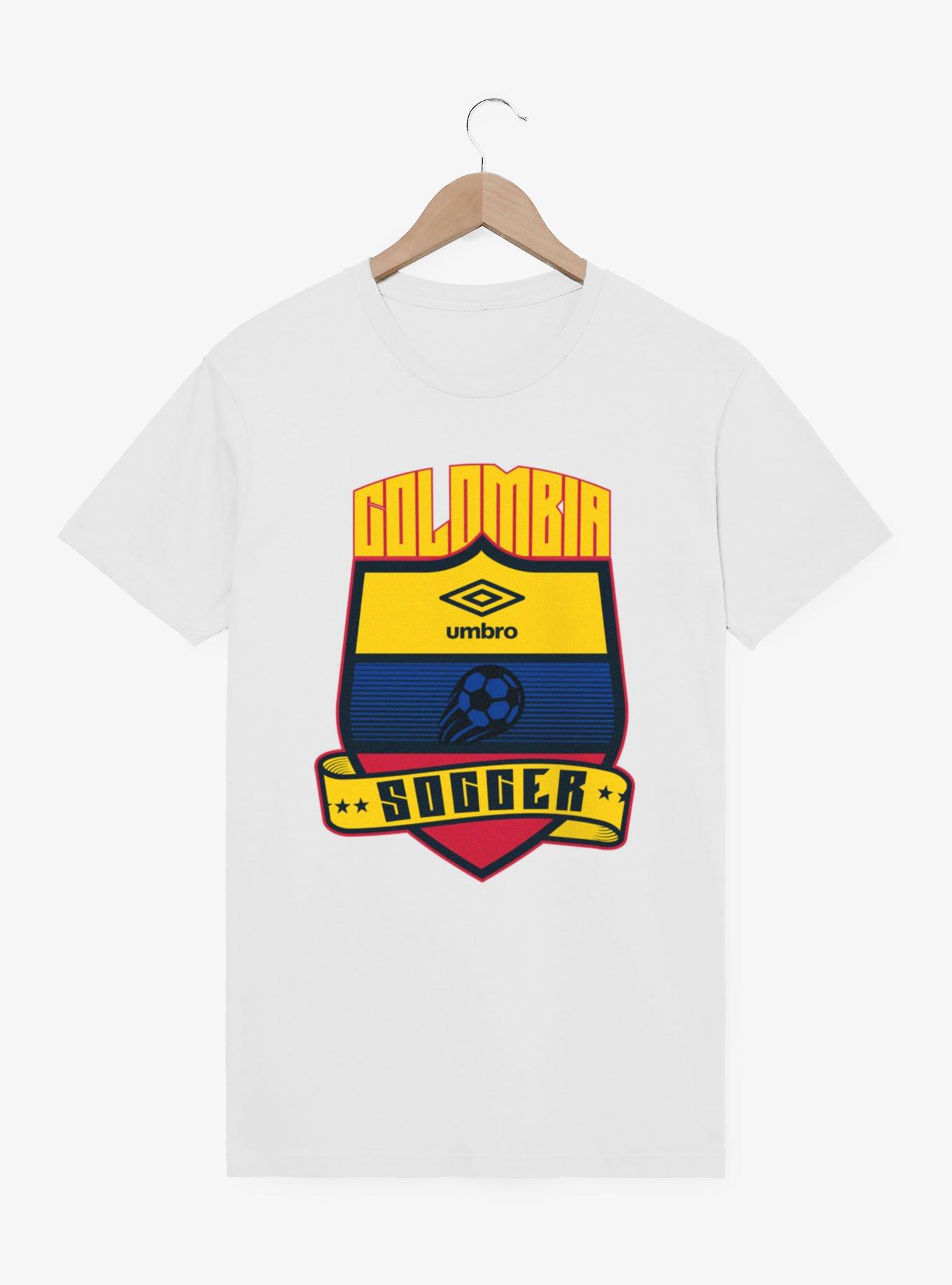 Umbro Soccer Colombia Ribbon Shield Crest T-Shirt, , hi-res