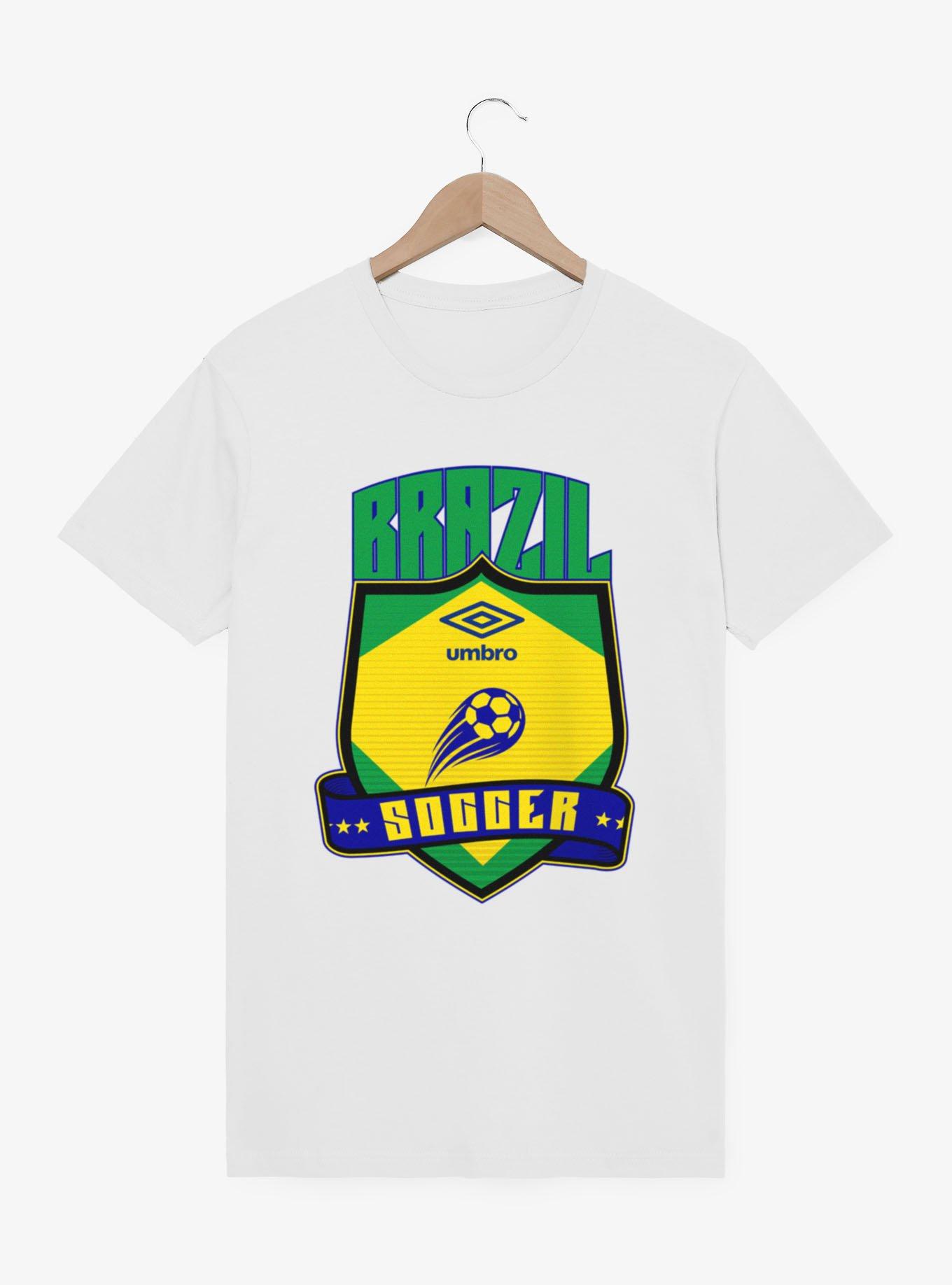 Umbro Soccer Brazil Ribbon Shield Crest T-Shirt, , hi-res
