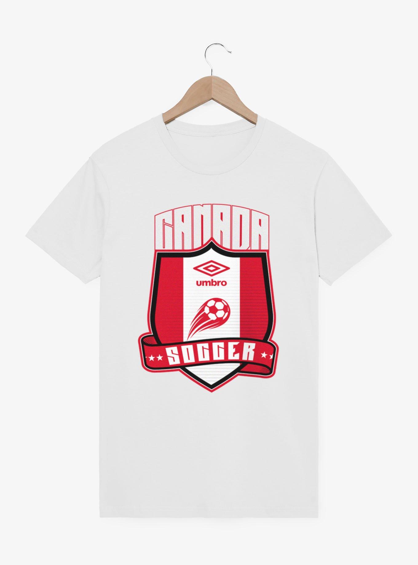 Umbro Soccer Canada Ribbon Shield Crest T-Shirt, , hi-res