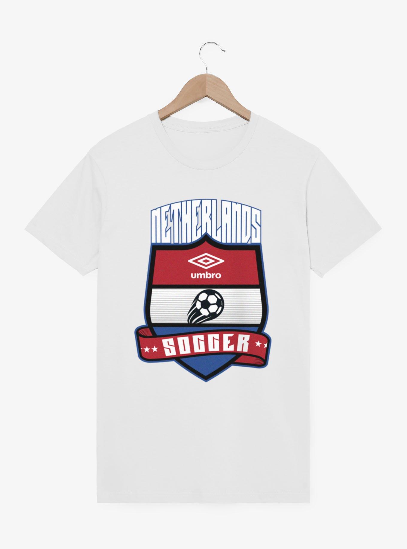 Umbro Soccer Netherlands Ribbon Shield Crest T-Shirt, , hi-res