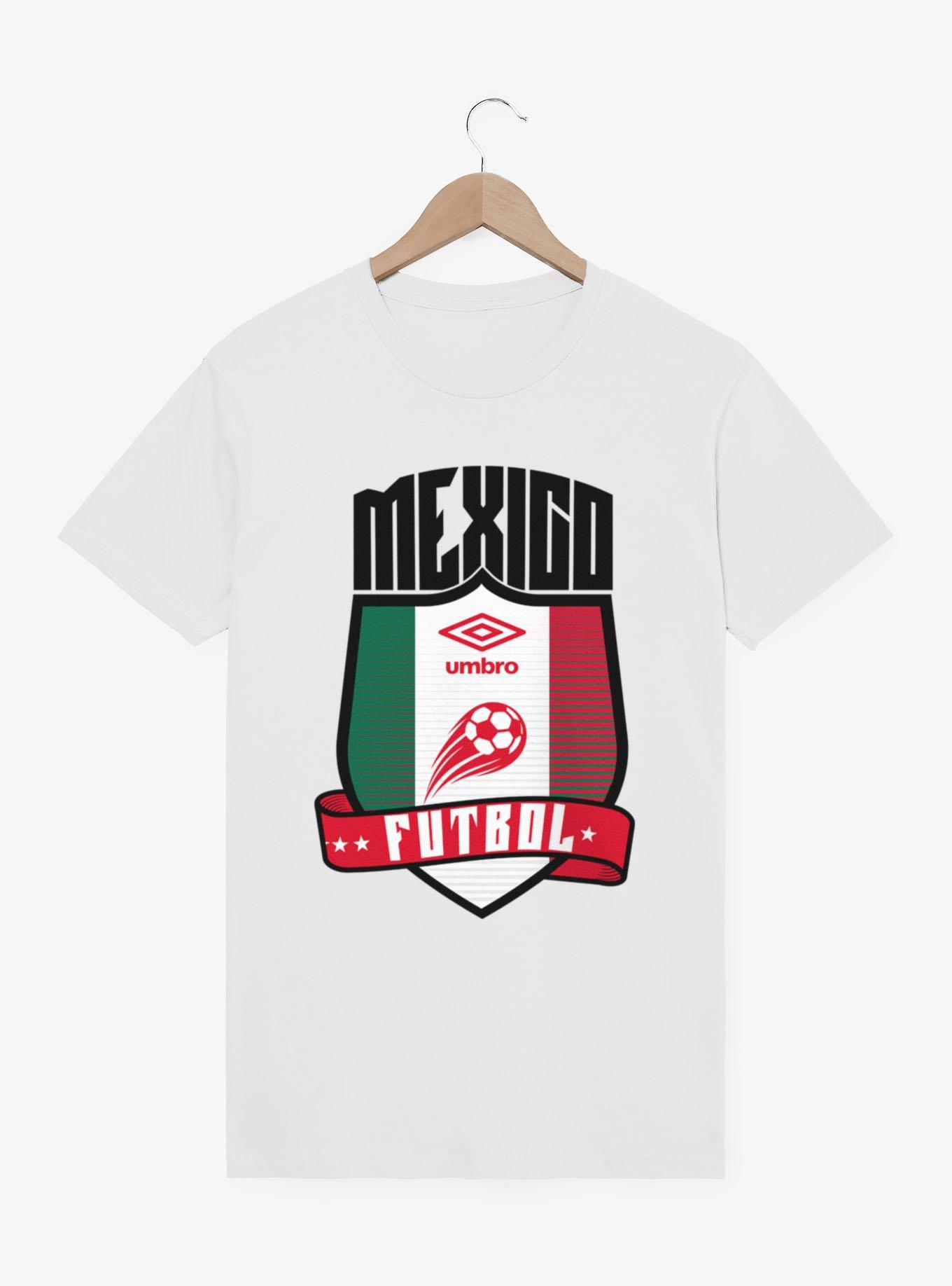 Umbro Futbol Mexico Ribbon Shield Crest T-Shirt, , hi-res