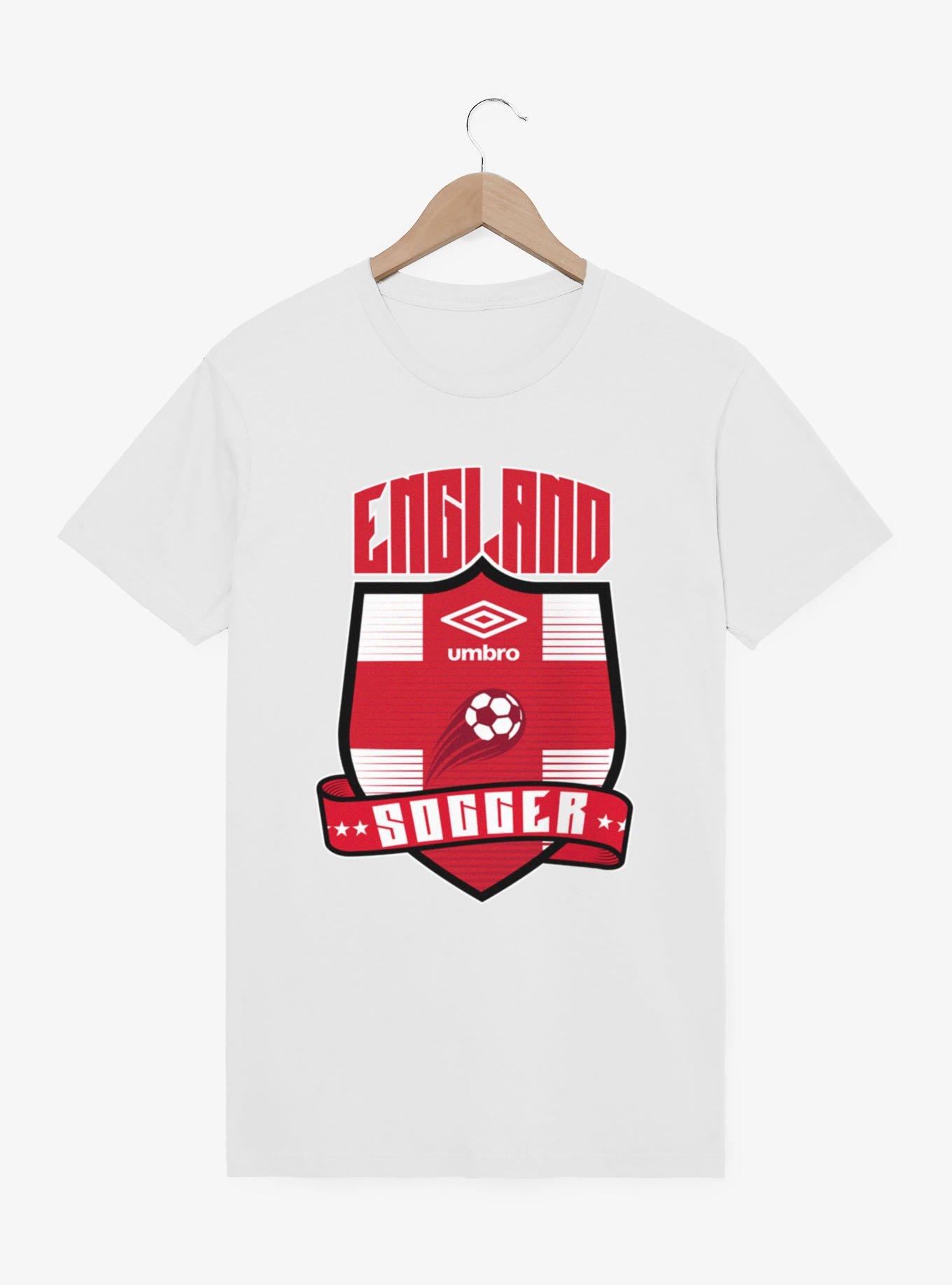 Umbro Soccer England Ribbon Shield Crest T-Shirt, , hi-res