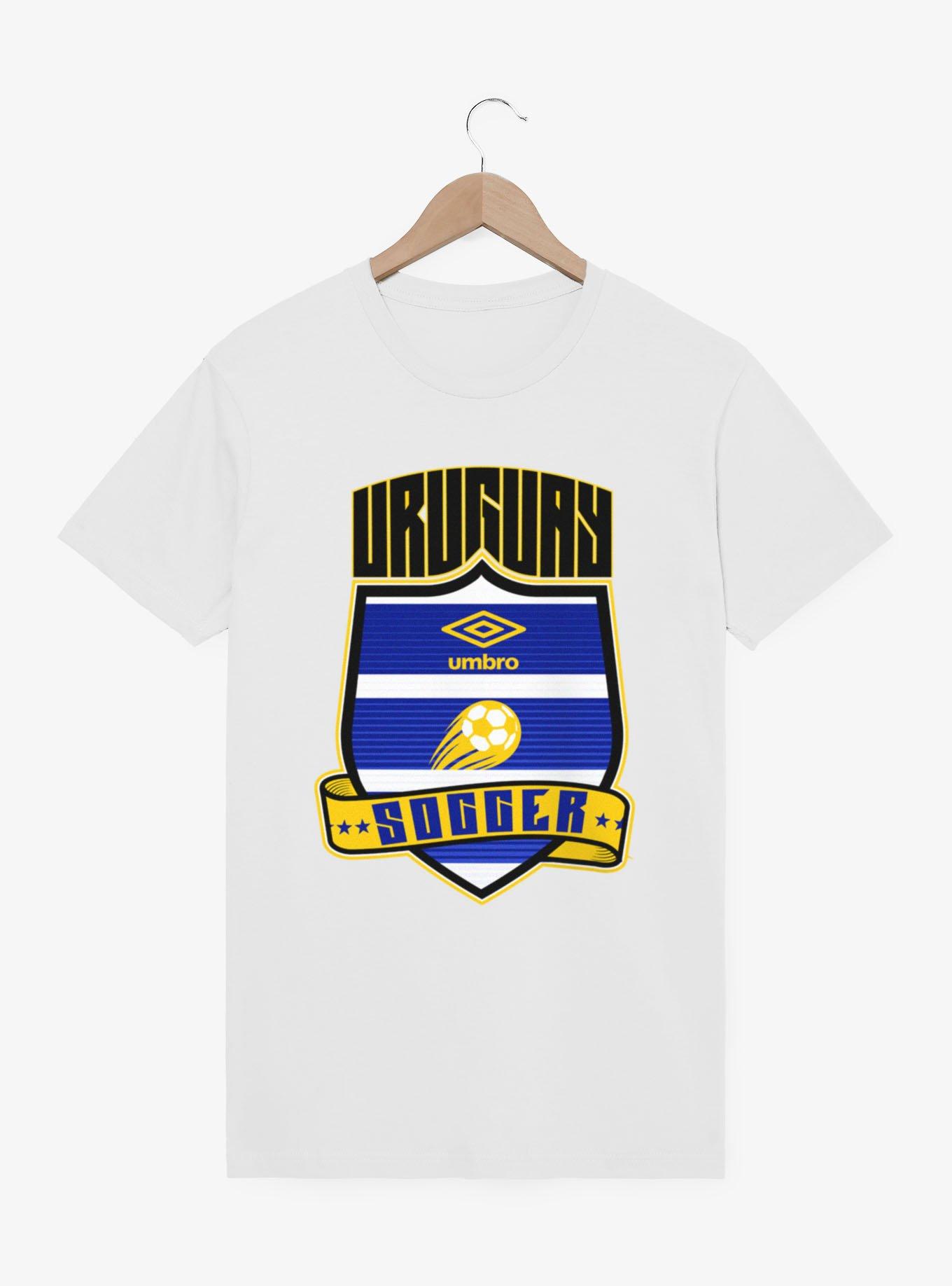 Umbro Soccer Uruguay Ribbon Shield Crest T-Shirt