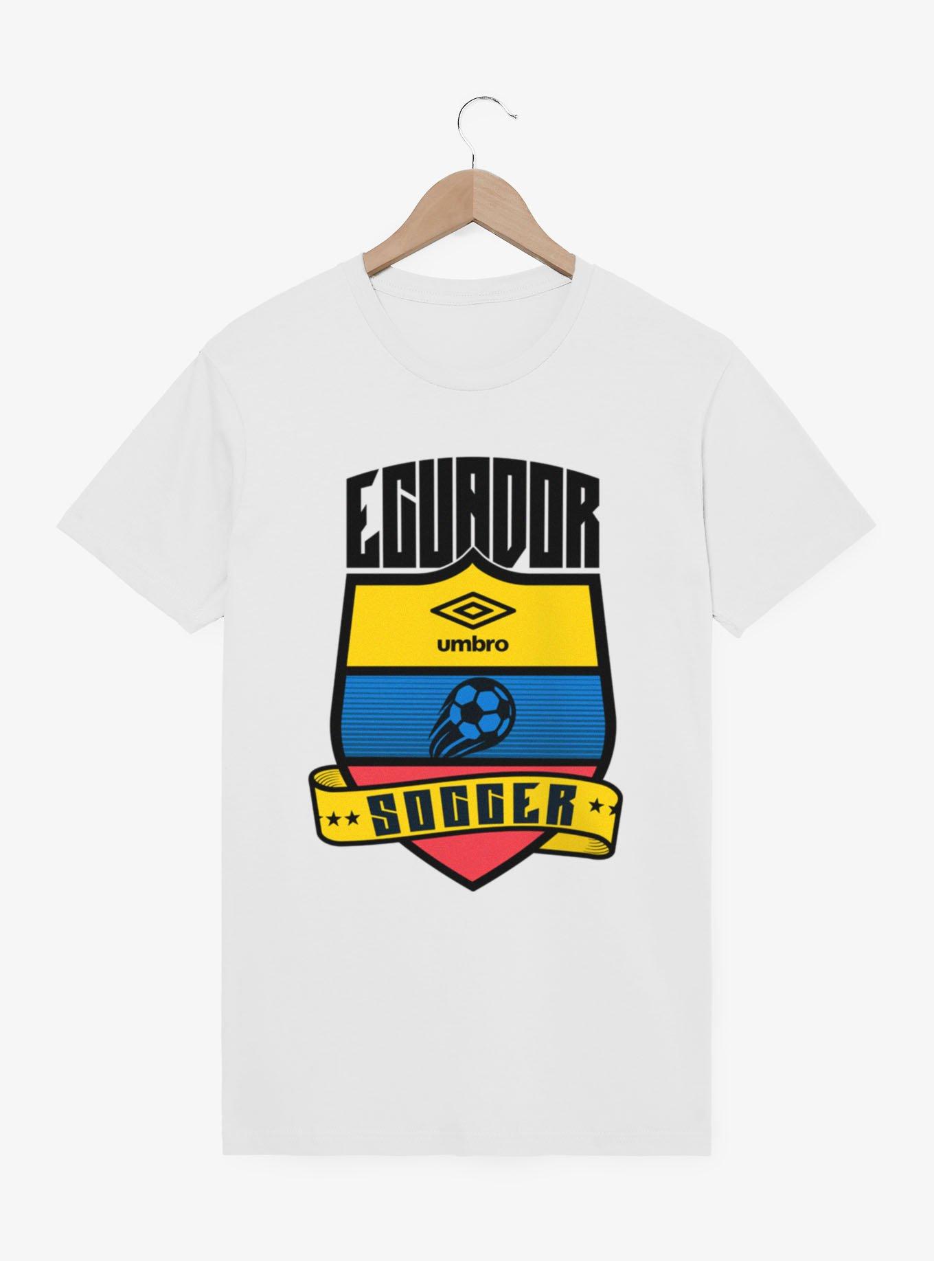 Umbro Soccer Ecuador Ribbon Shield Crest T-Shirt, , hi-res