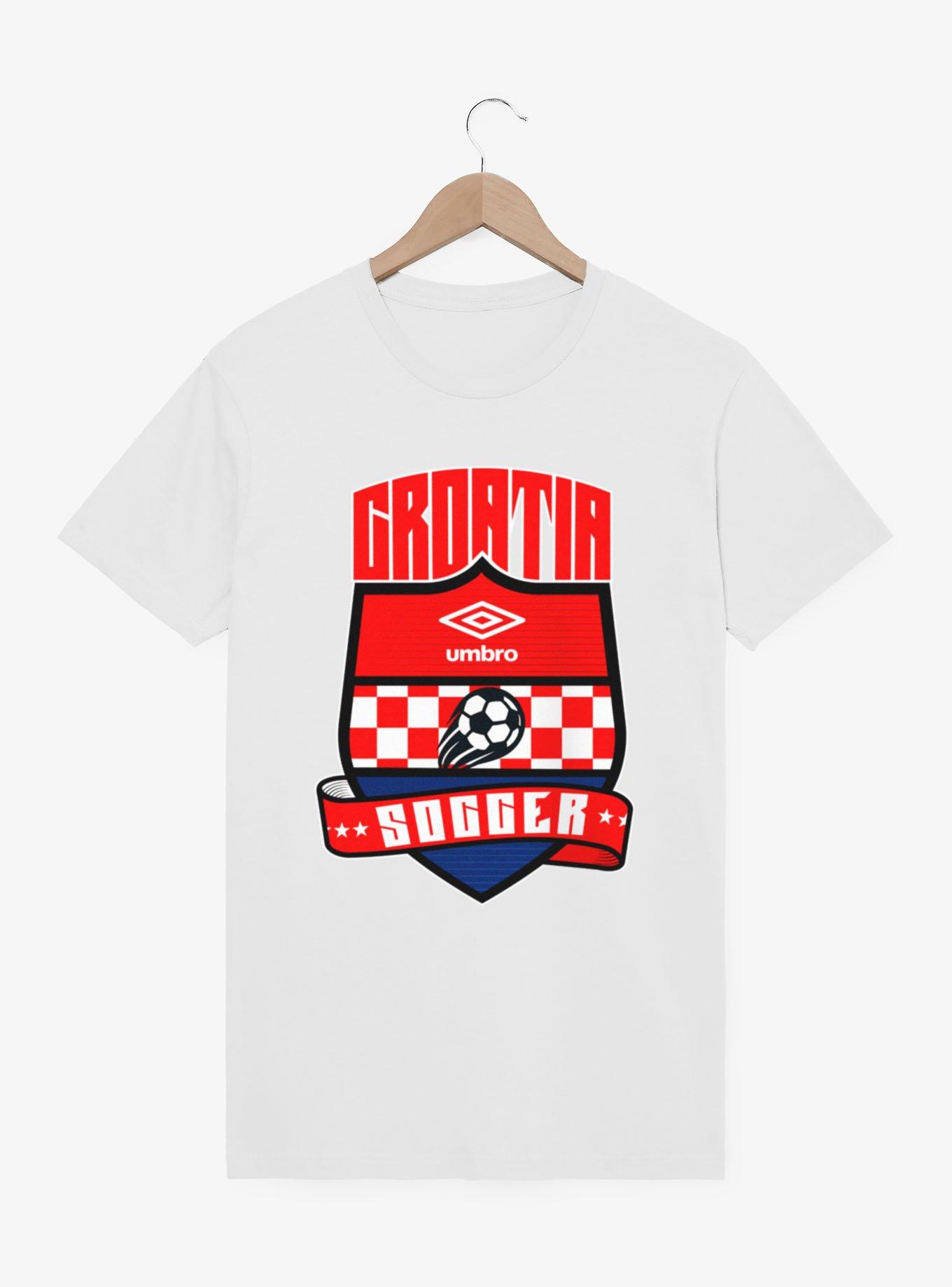 Umbro Soccer Croatia Ribbon Shield Crest T-Shirt, , hi-res