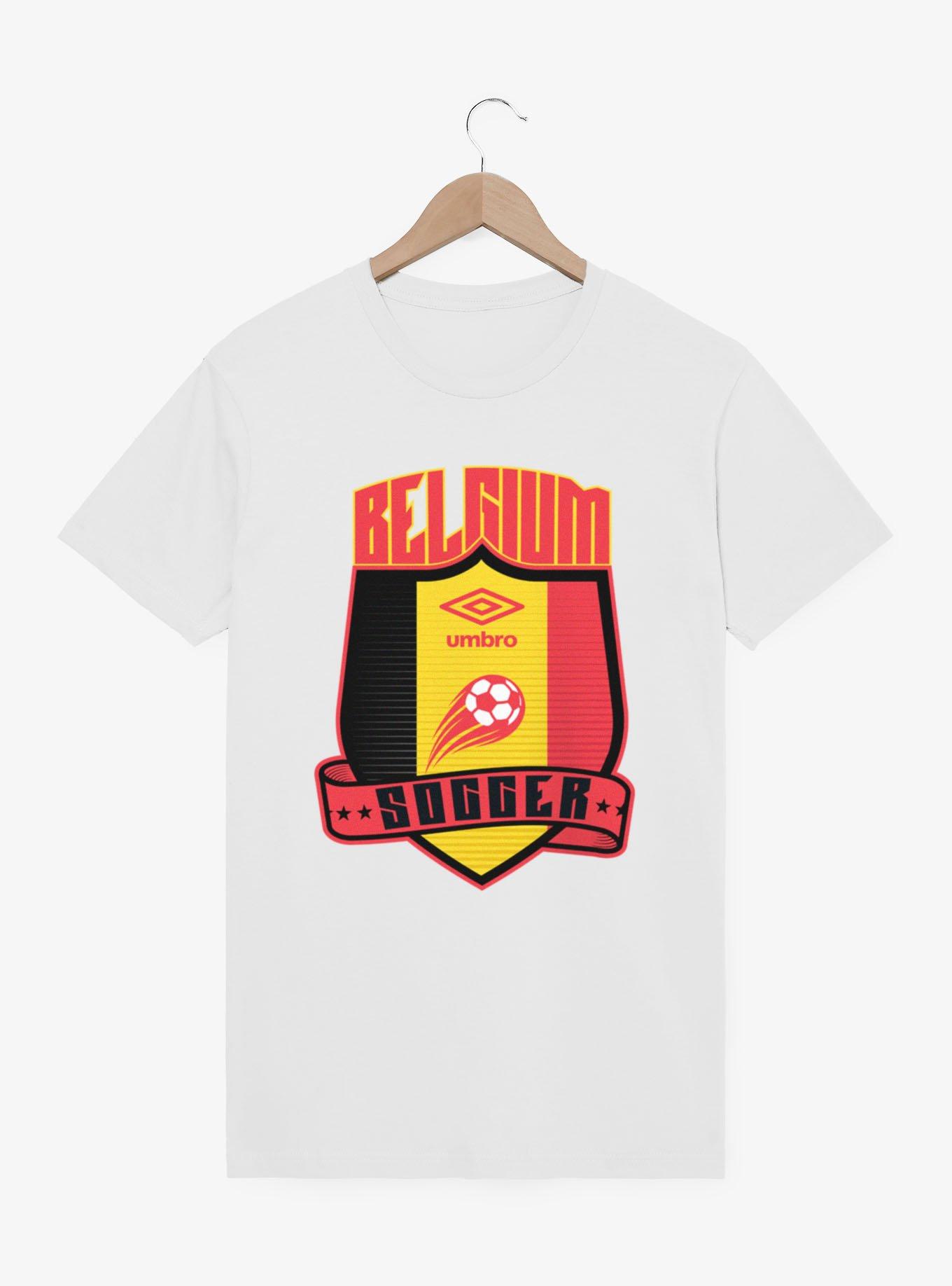 Umbro Soccer Belgium Ribbon Shield Crest T-Shirt