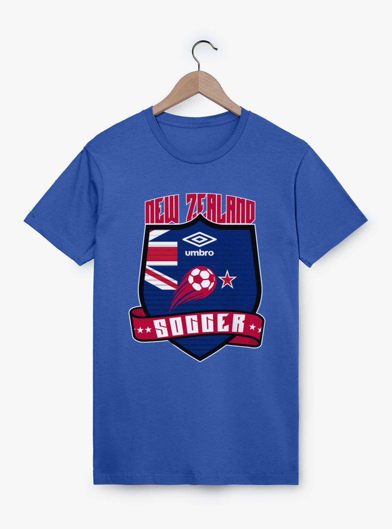 Umbro Soccer New Zealand Ribbon Shield Crest T-Shirt, , hi-res