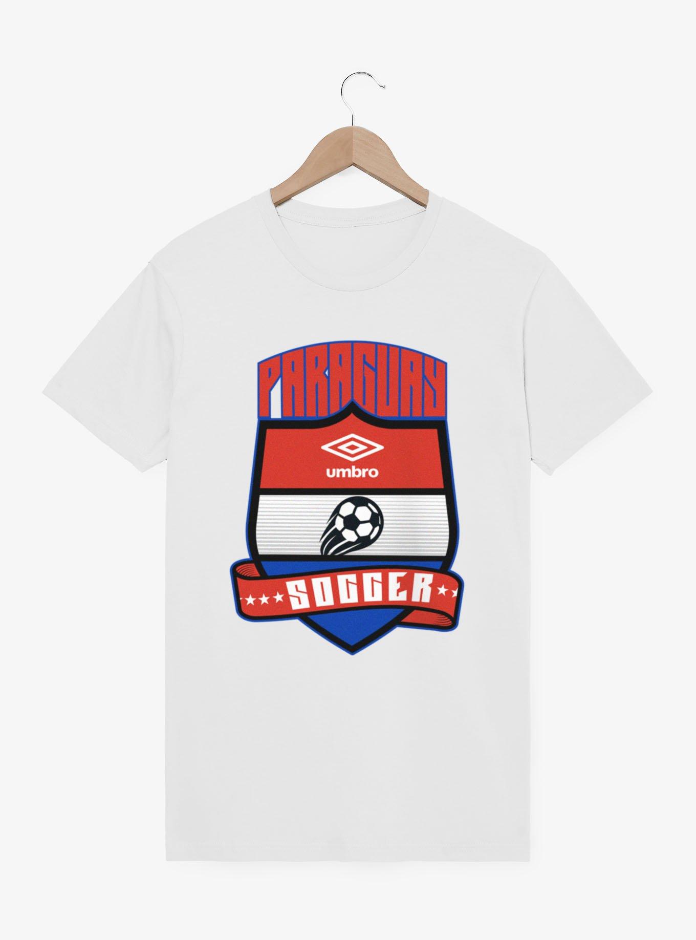 Umbro Soccer Paraguay Ribbon Shield Crest T-Shirt, , hi-res