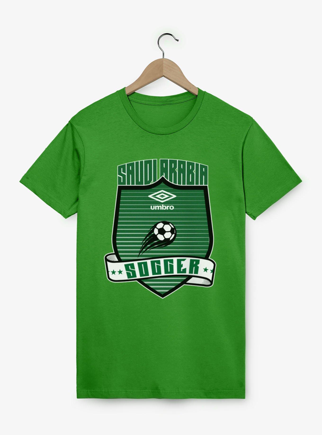 Umbro Soccer Saudi Arabia Ribbon Shield Crest T-Shirt, , hi-res
