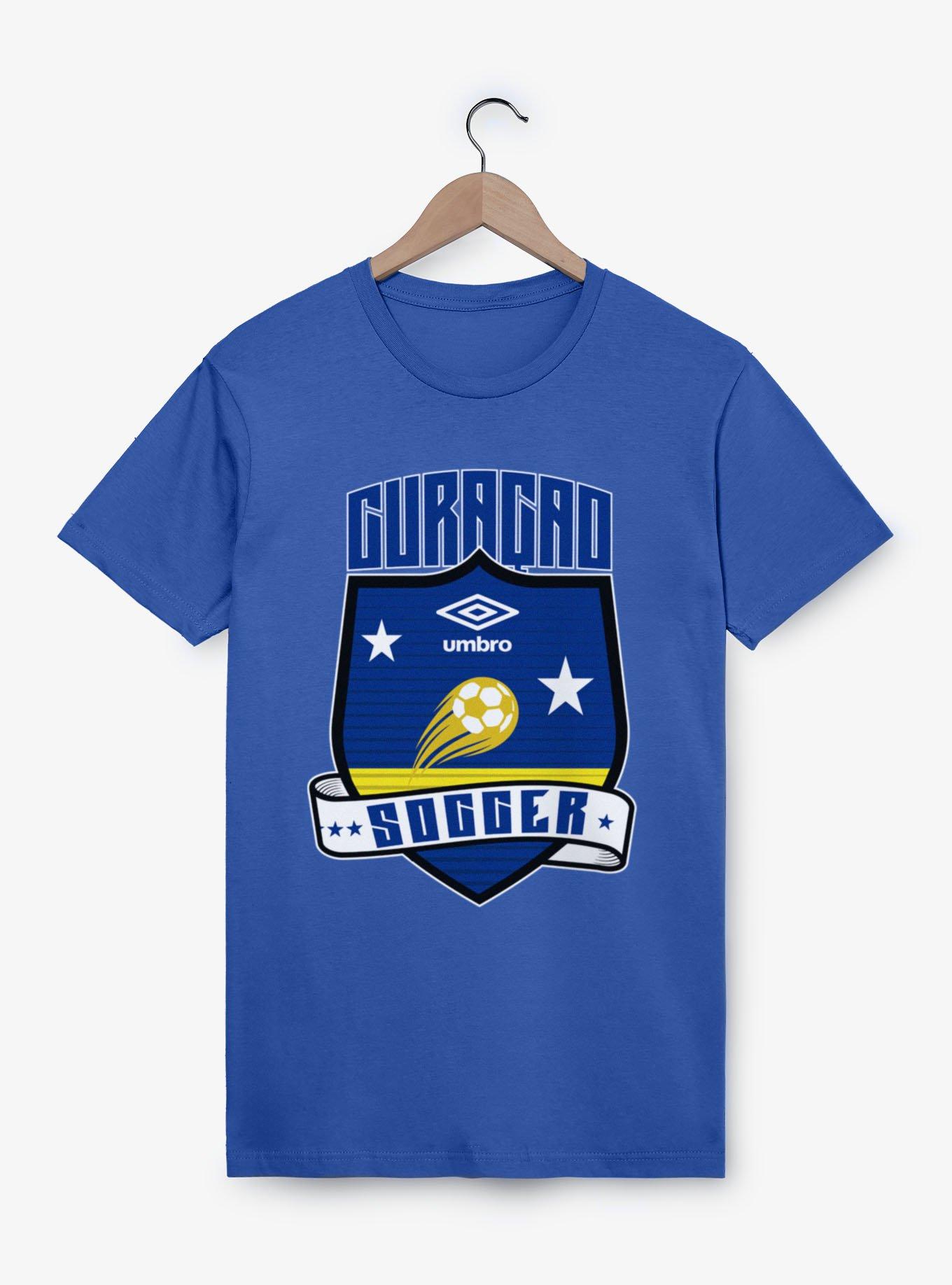 Umbro Soccer Curacao Ribbon Shield Crest T-Shirt, , hi-res