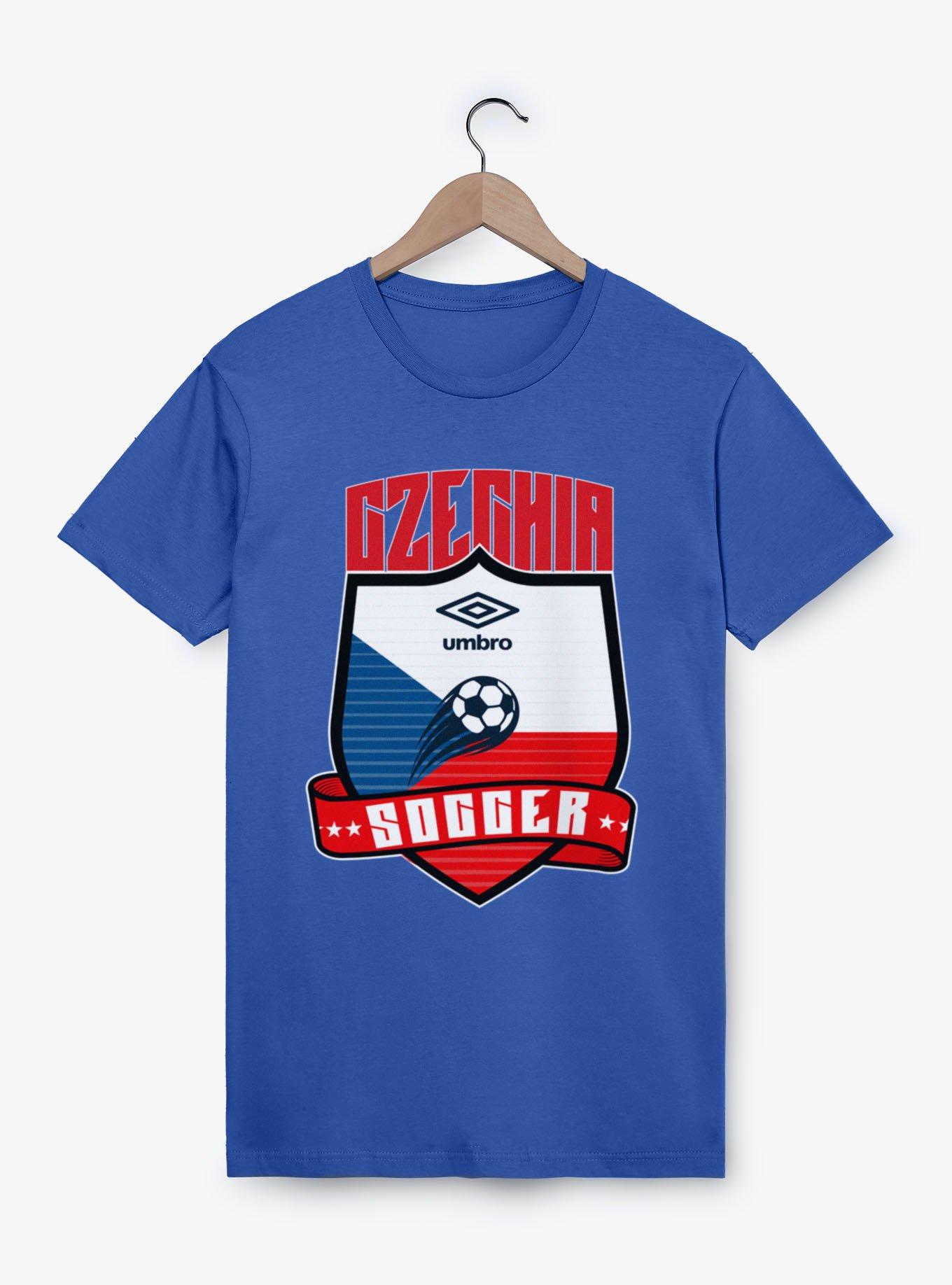 Umbro Soccer Czechia Ribbon Shield Crest T-Shirt, , hi-res