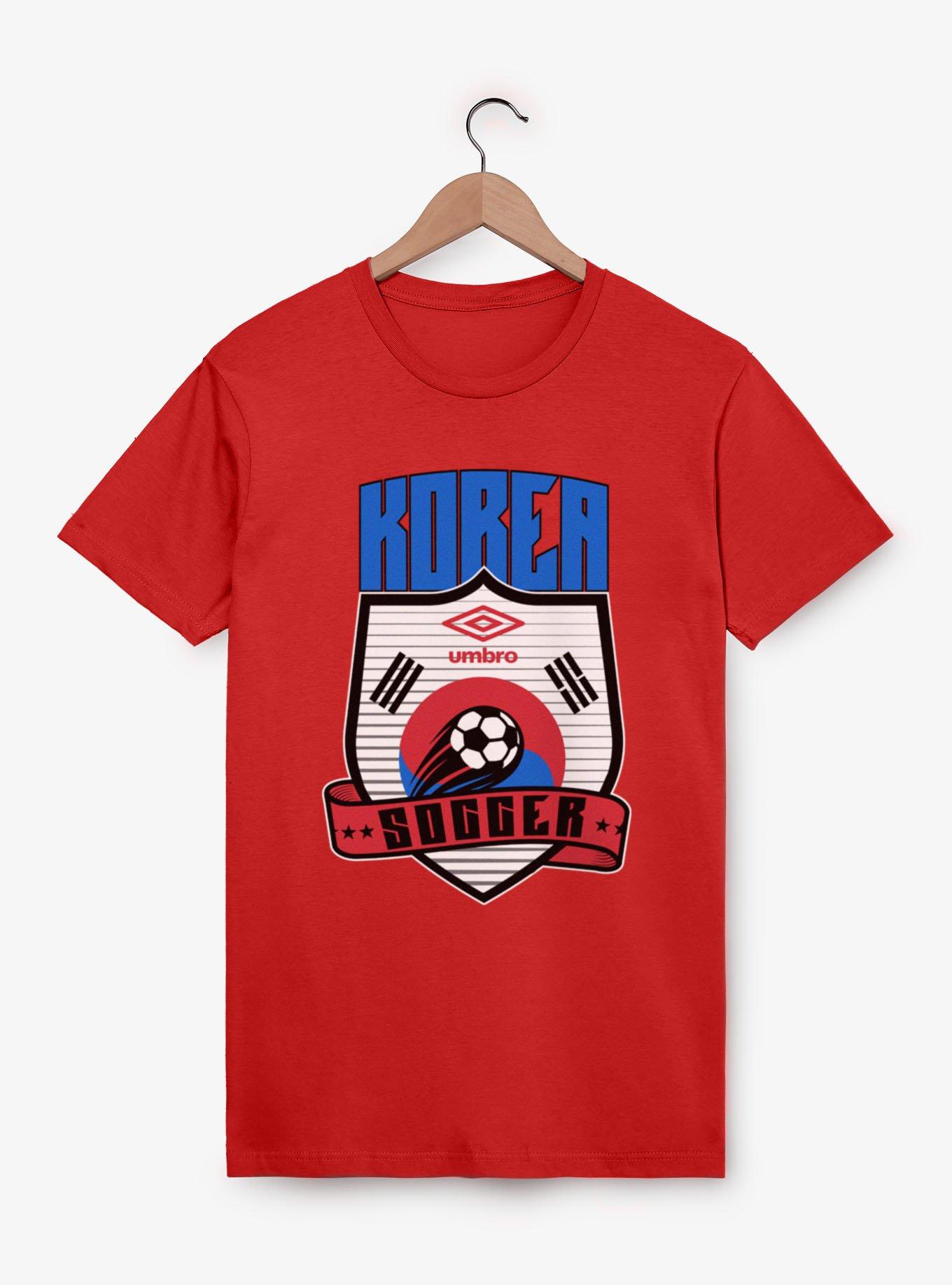 Umbro Soccer Korea Ribbon Shield Crest T-Shirt, , hi-res