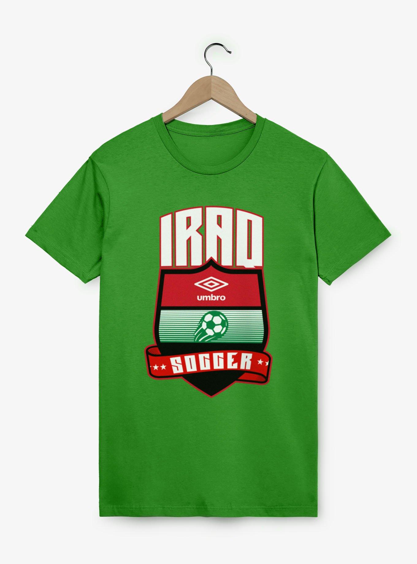 Umbro Soccer Iraq Ribbon Shield Crest T-Shirt, , hi-res