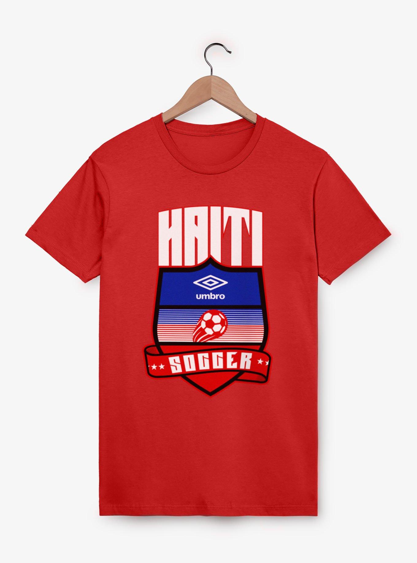 Umbro Soccer Haiti Ribbon Shield Crest T-Shirt, , hi-res