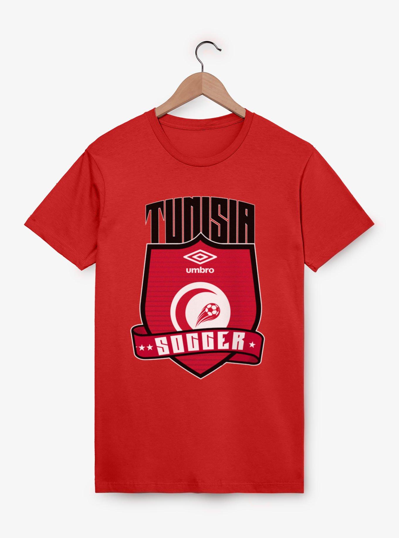 Umbro Soccer Tunisia Ribbon Shield Crest T-Shirt, , hi-res