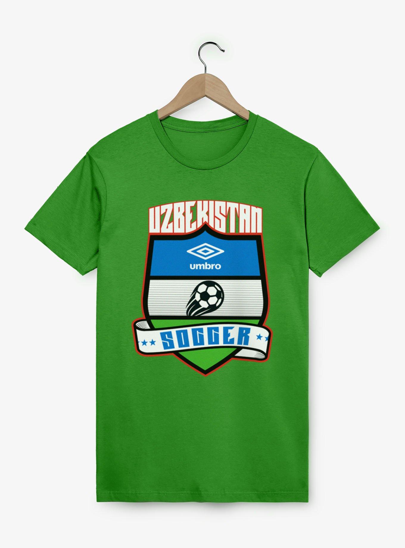 Umbro Soccer Uzbekistan Ribbon Shield Crest T-Shirt, , hi-res