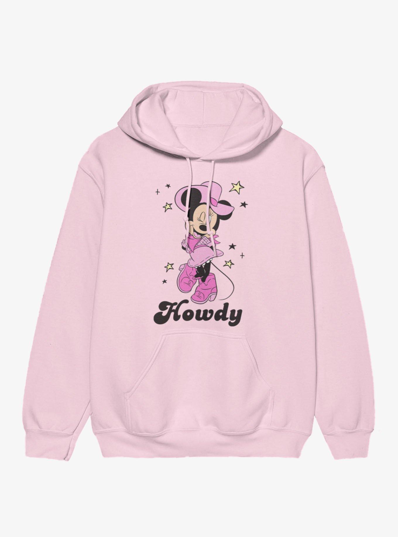 Disney Minnie Mouse Howdy Cowgirl Wink Hoodie, , hi-res