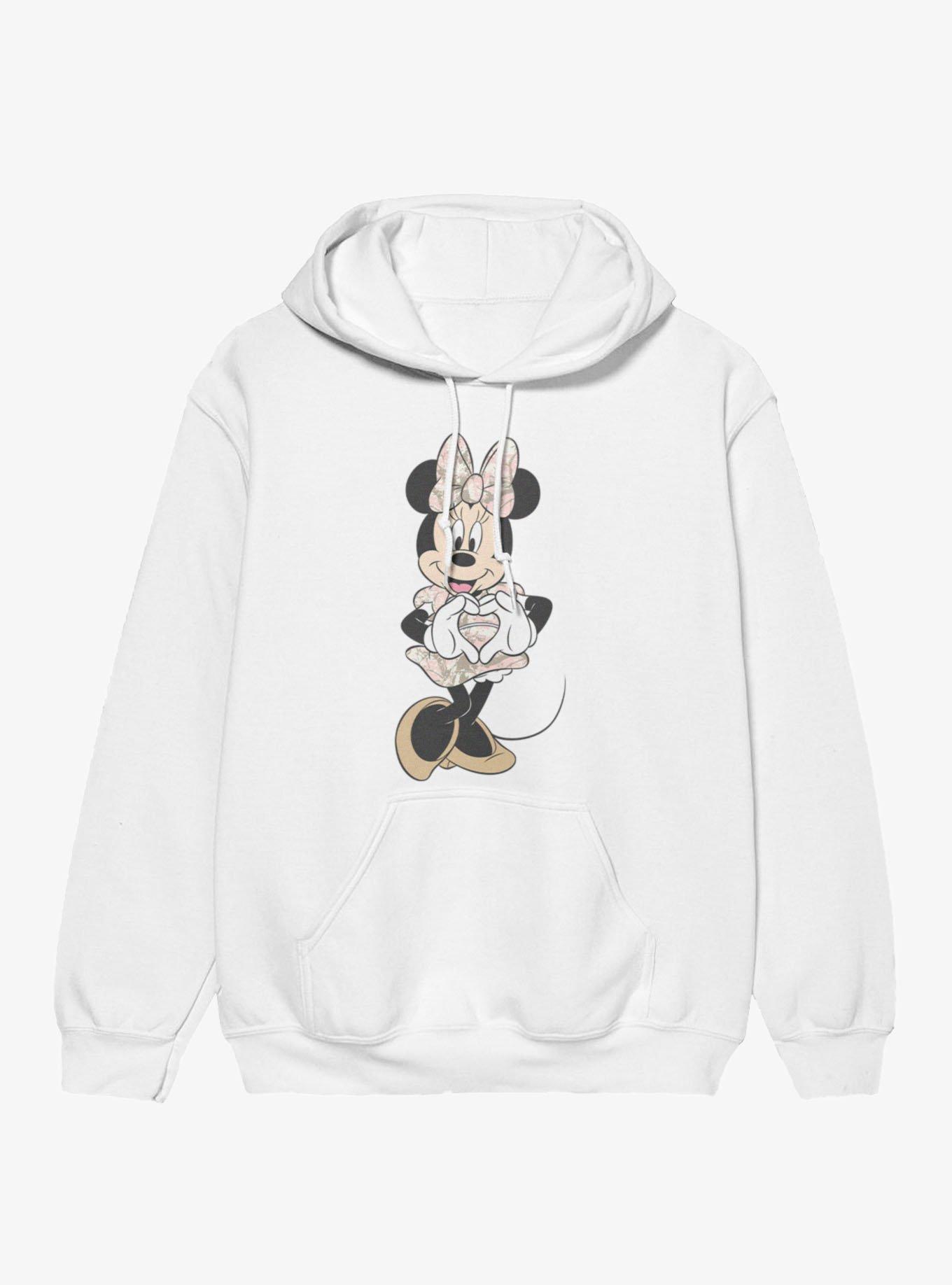 Disney Minnie Mouse Heart Hands Pink Camo Dress Hoodie, , hi-res