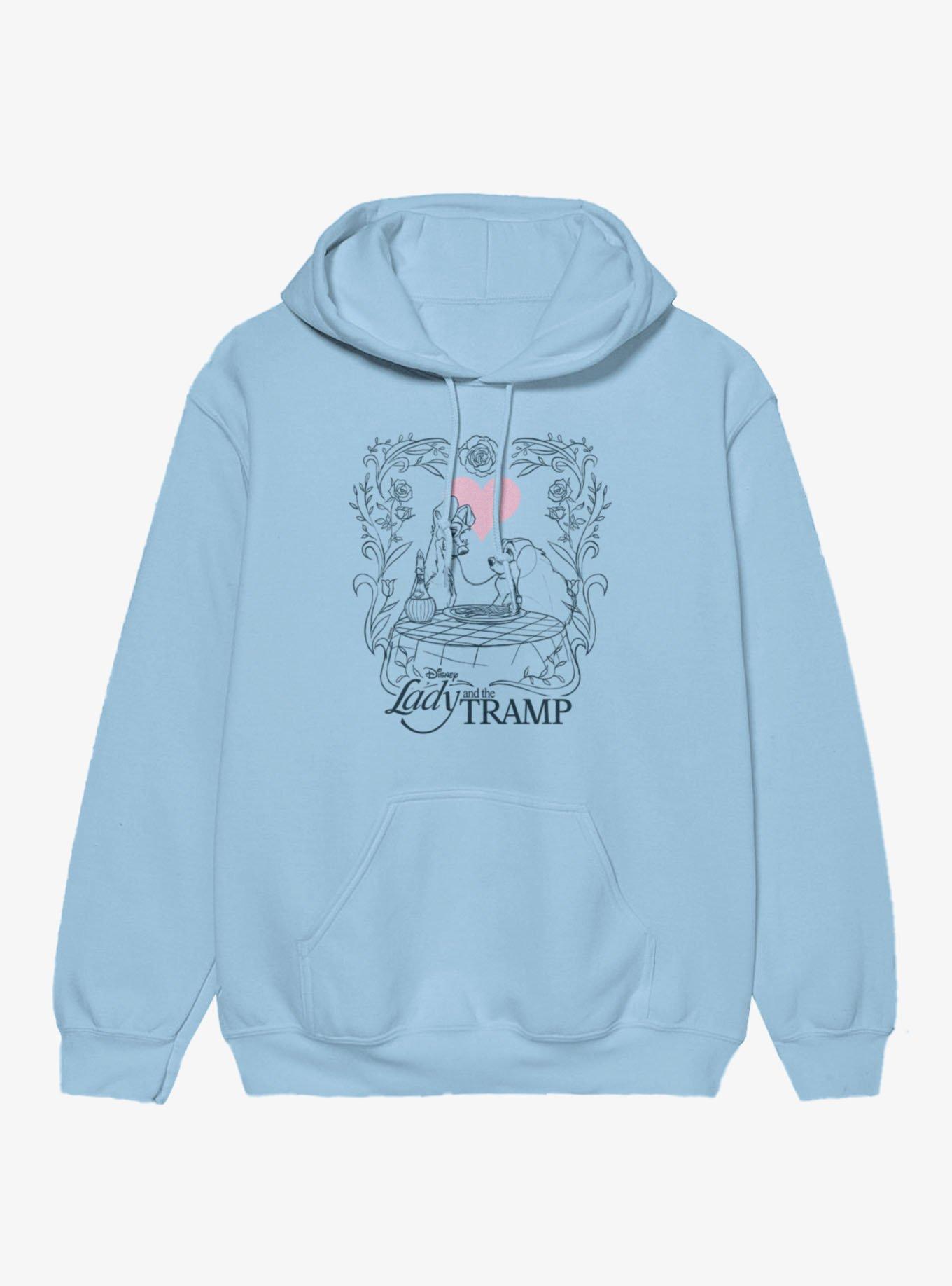 Disney Lady And The Tramp Love Spaghetti Night Hoodie, , hi-res