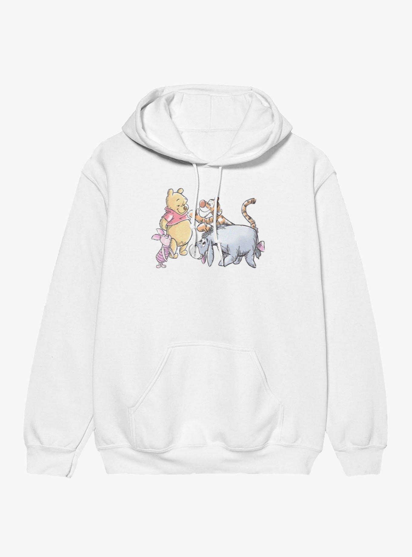 Disney Winnie The Pooh Friends Smile Together Group Hoodie, , hi-res