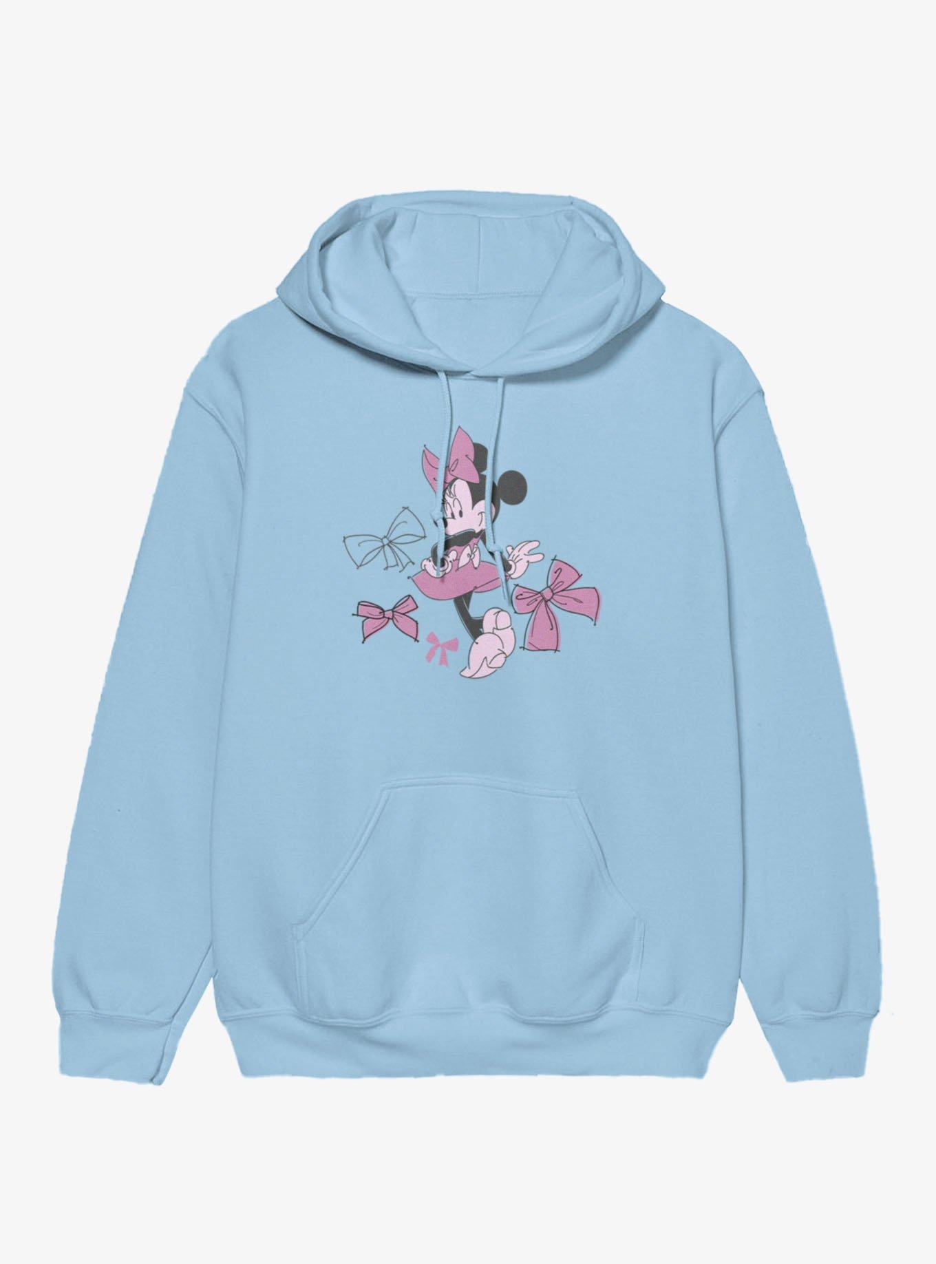 Disney Minnie Mouse Bows Of Fashion Sketch Hoodie, , hi-res