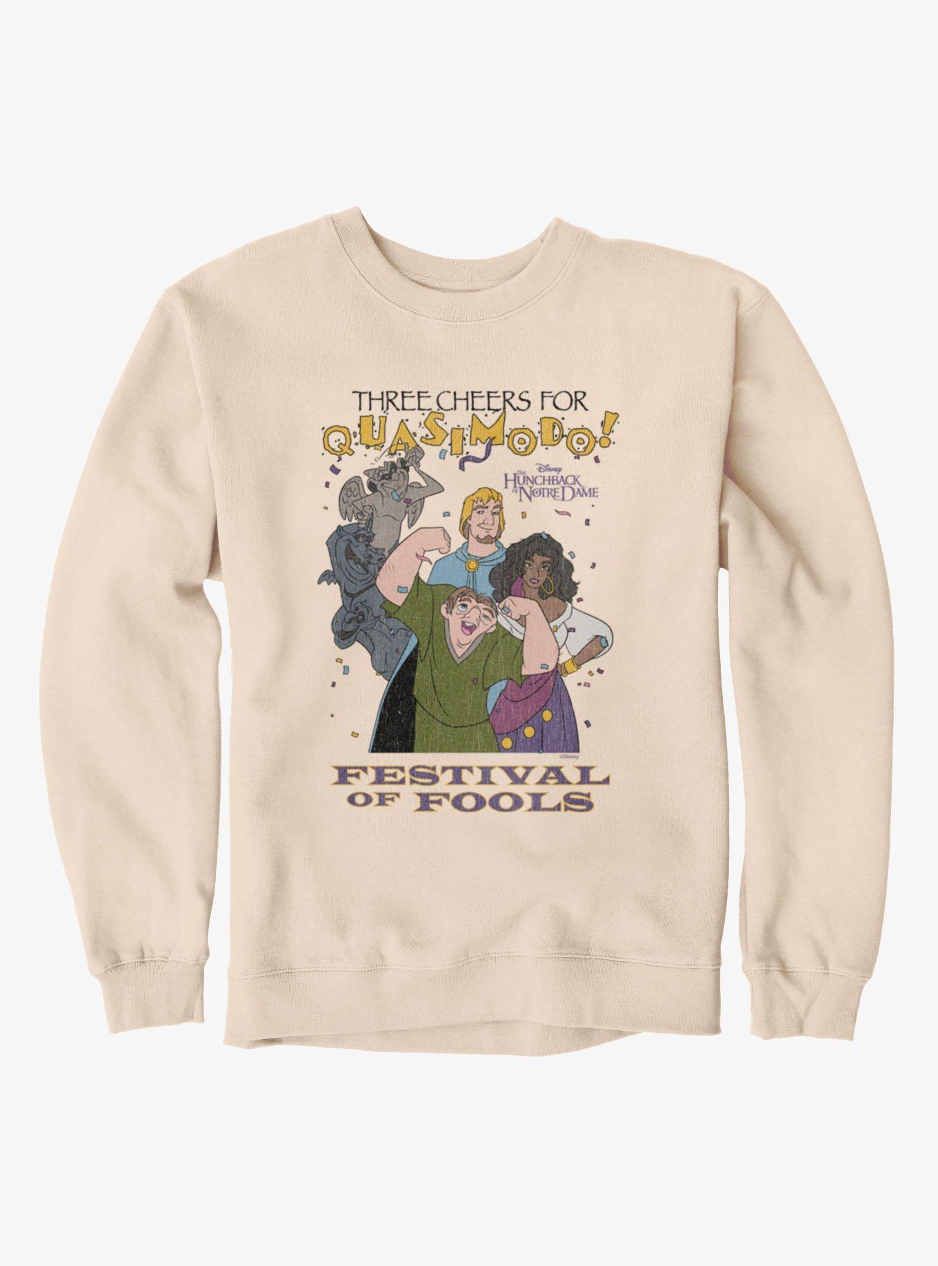 Disney The Hunchback Of Notre Dame Three Cheers Quasimodo Sweatshirt, , hi-res