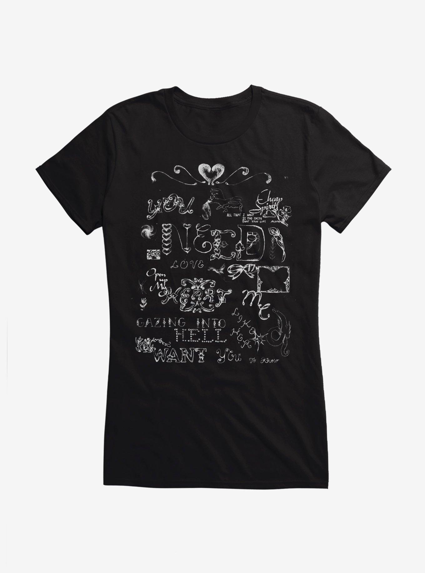 Ed Sheeran Gazing Into Hell Girls T-Shirt, , hi-res