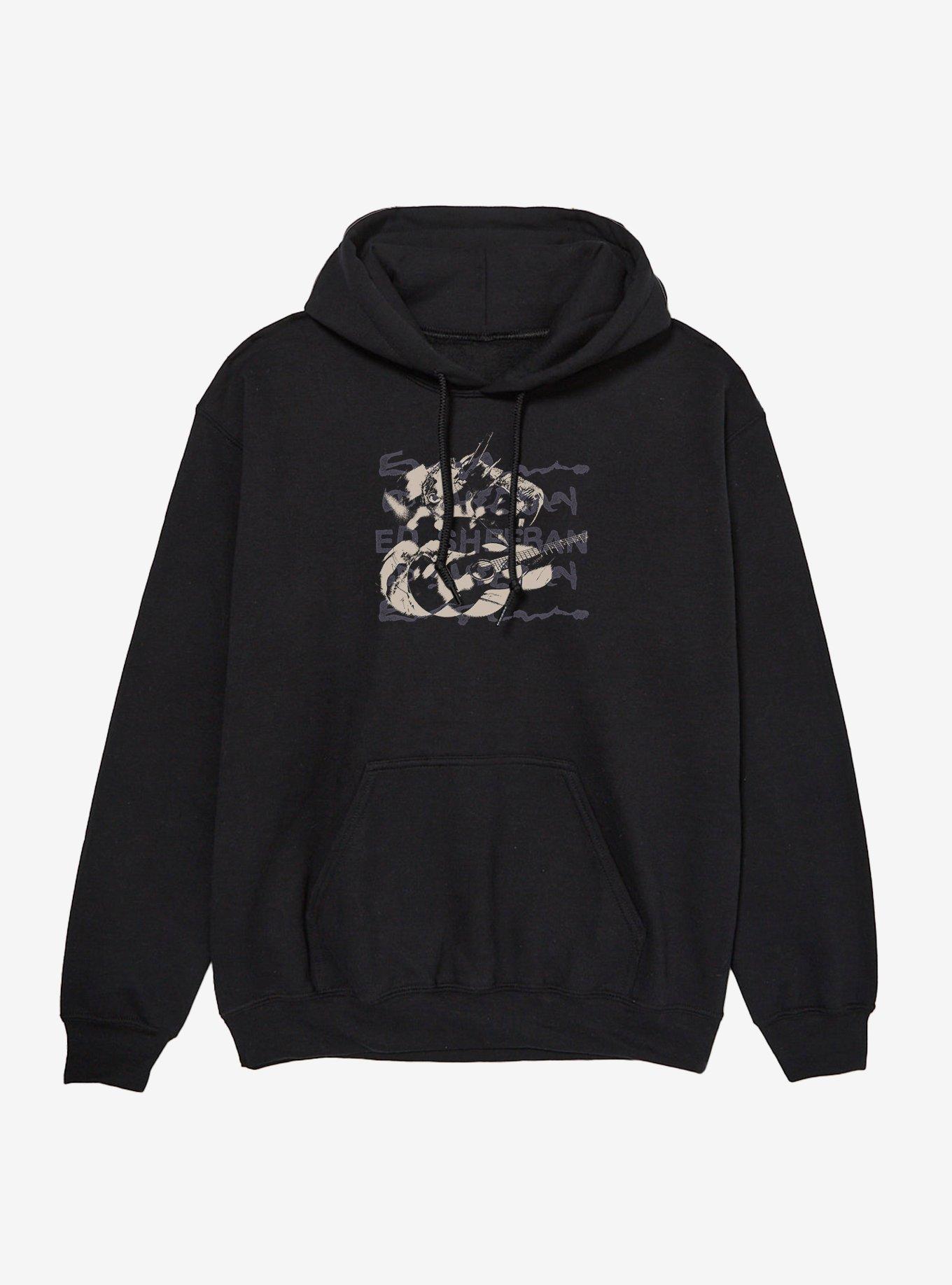 Ed Sheeran Black And White Live Signature Hoodie, , hi-res
