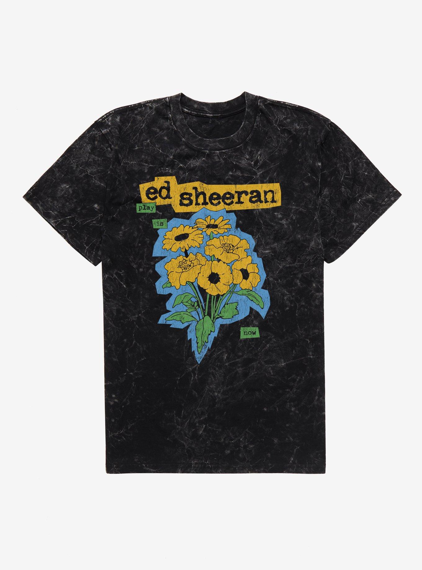 Ed Sheeran Play Is Now Bouquette Mineral Wash T-Shirt, , hi-res
