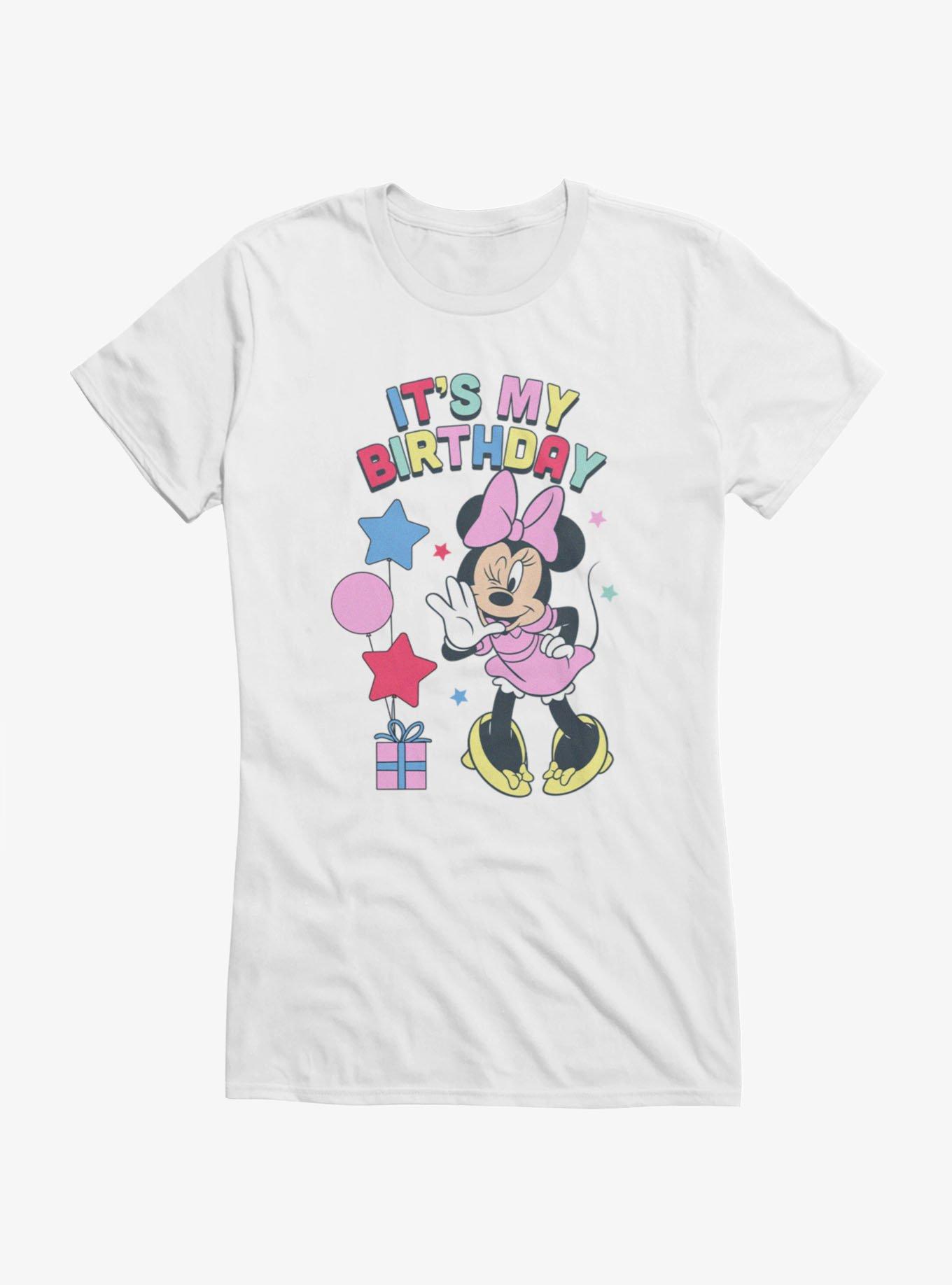 Disney Minnie Mouse It's My Birthday Wink And Whisper Girls T-Shirt, , hi-res