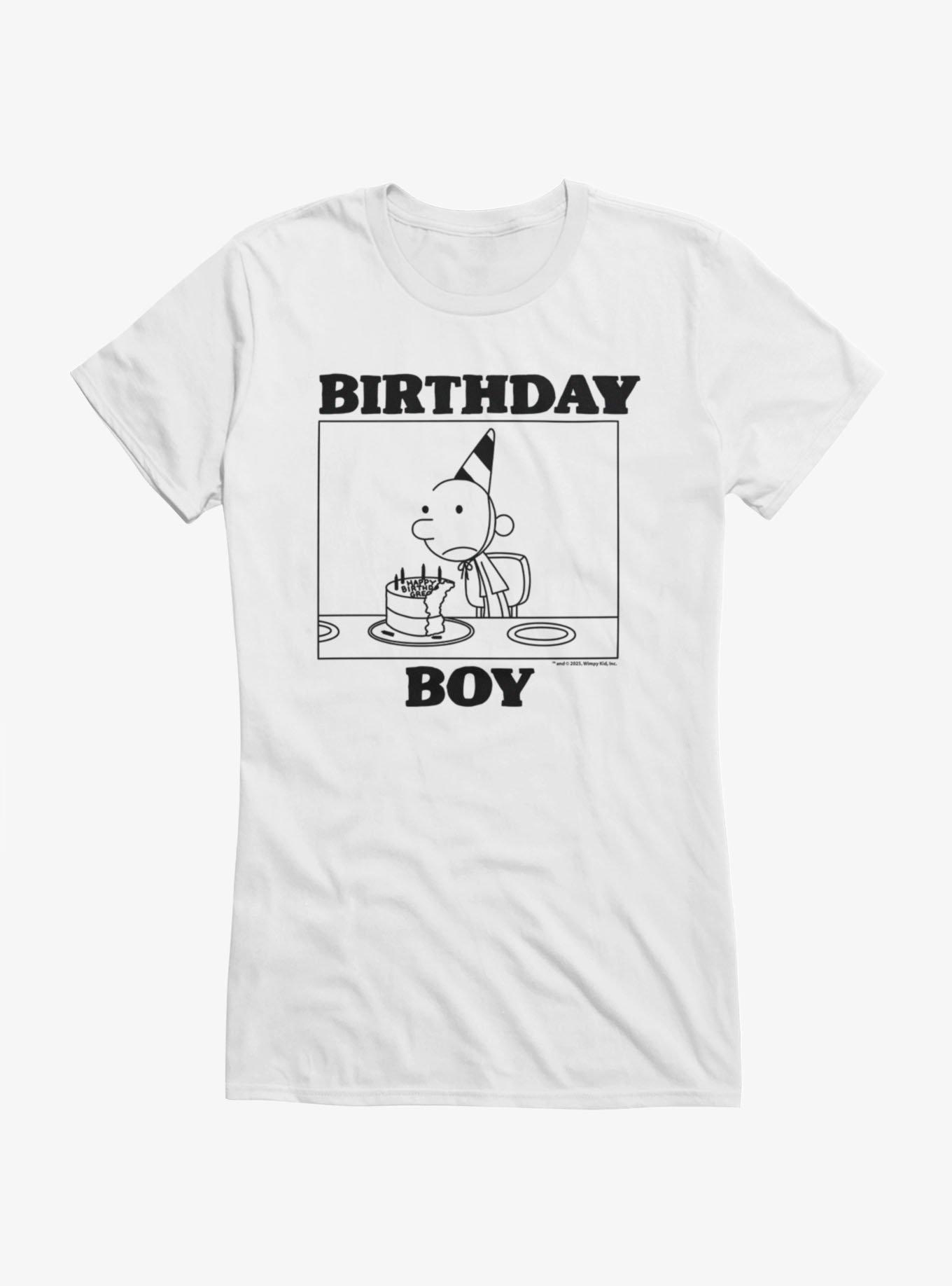 Diary of a Wimpy Kid Birthday Boy Sad Greg Cake Girls T-Shirt, , hi-res