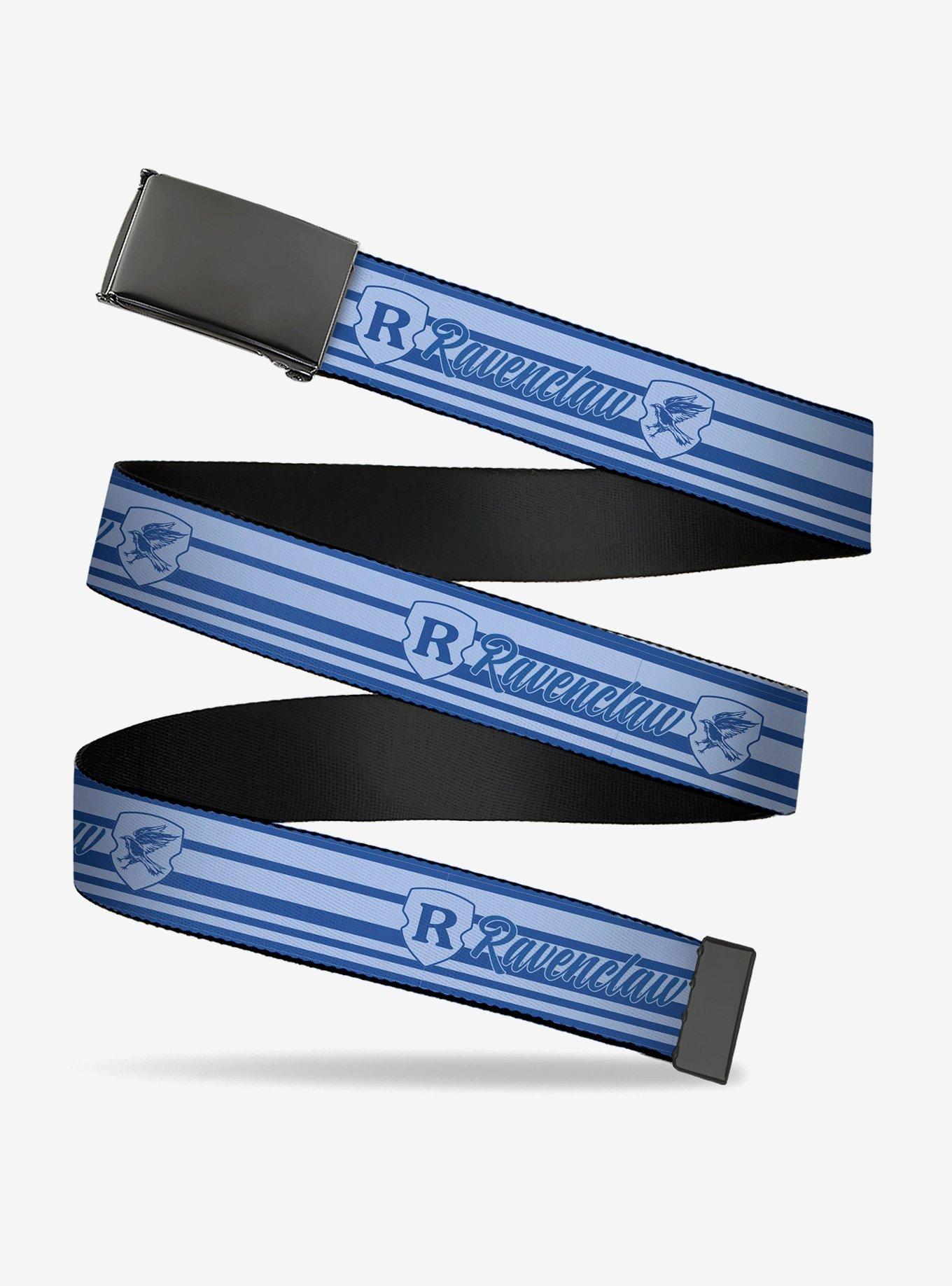 Harry Potter Ravenclaw House Champion Icons Stripe Clamp Buckle Belt, , hi-res