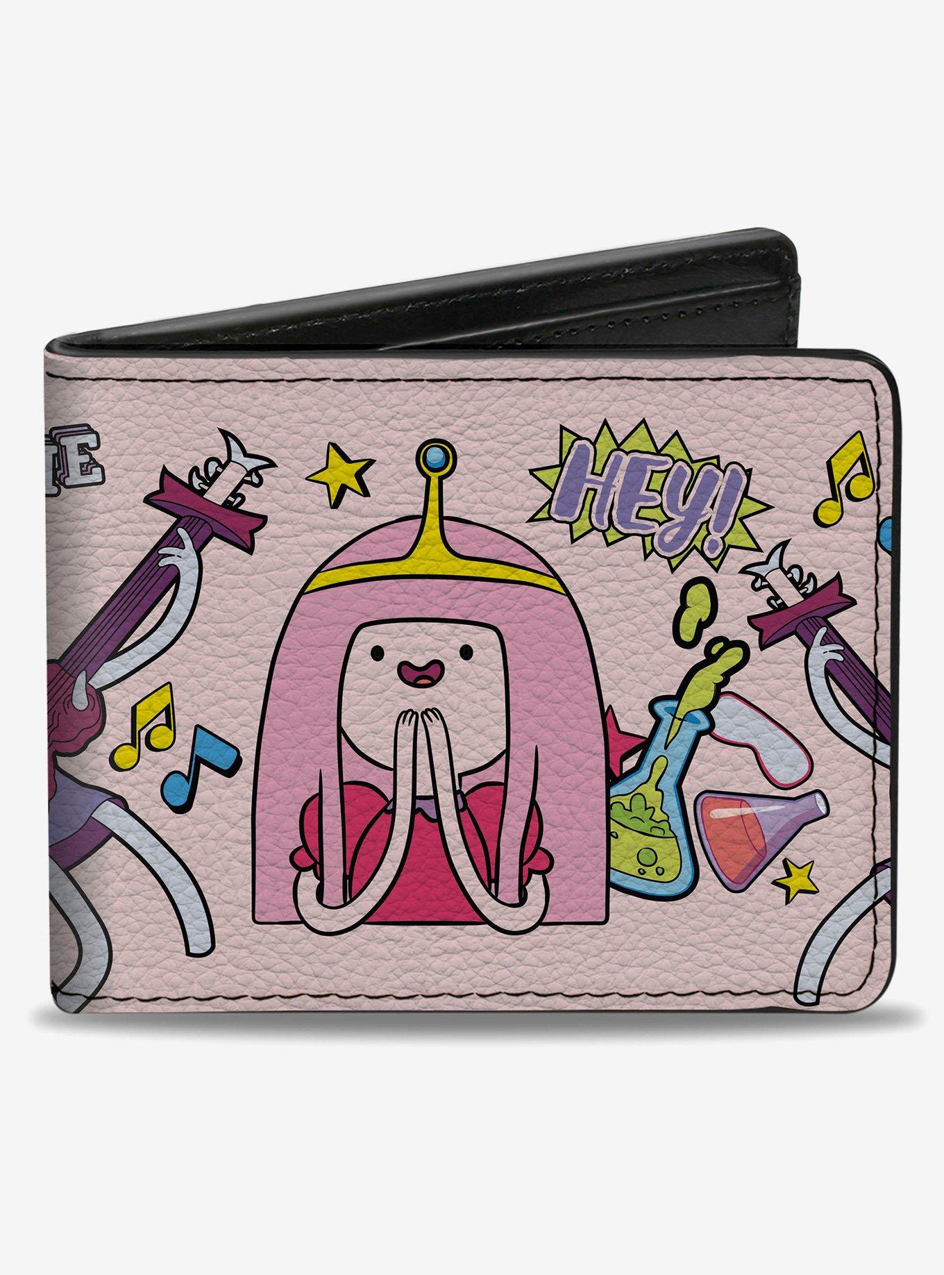 Adventure Time Marceline and Princess Bubblegum Collage Bifold Wallet, , hi-res