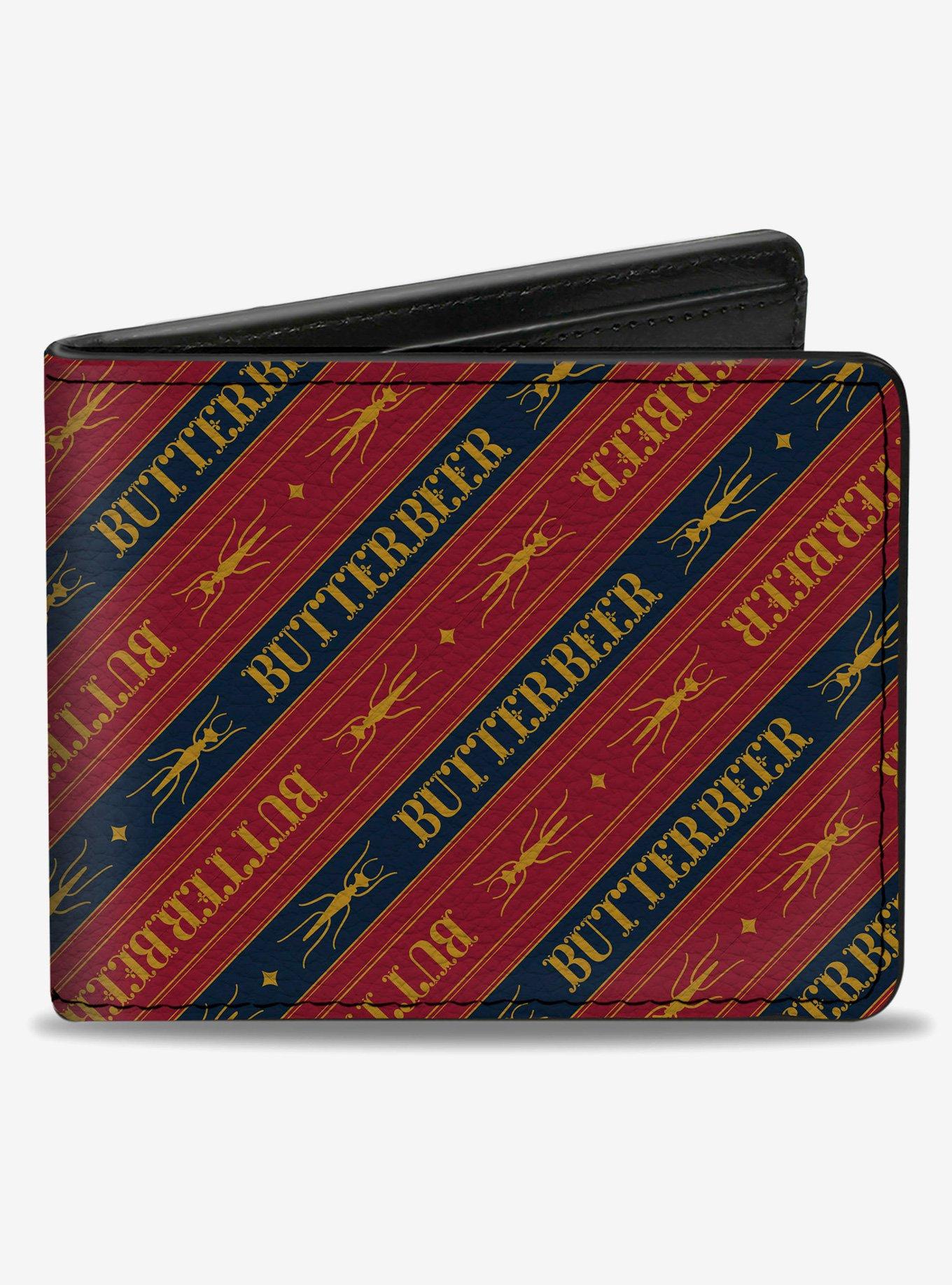 Harry Potter Butterbeer Stripe Bifold Wallet, , hi-res