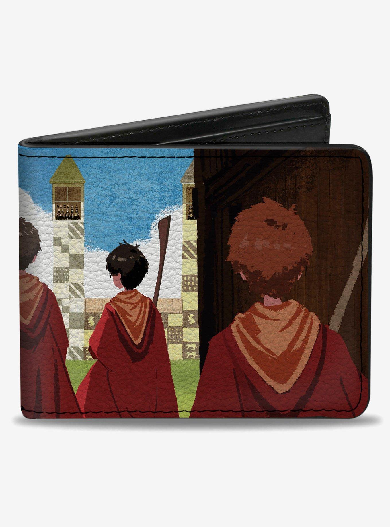 Harry Potter Quidditch Tunnel Scene Cartoon Bifold Wallet, , hi-res