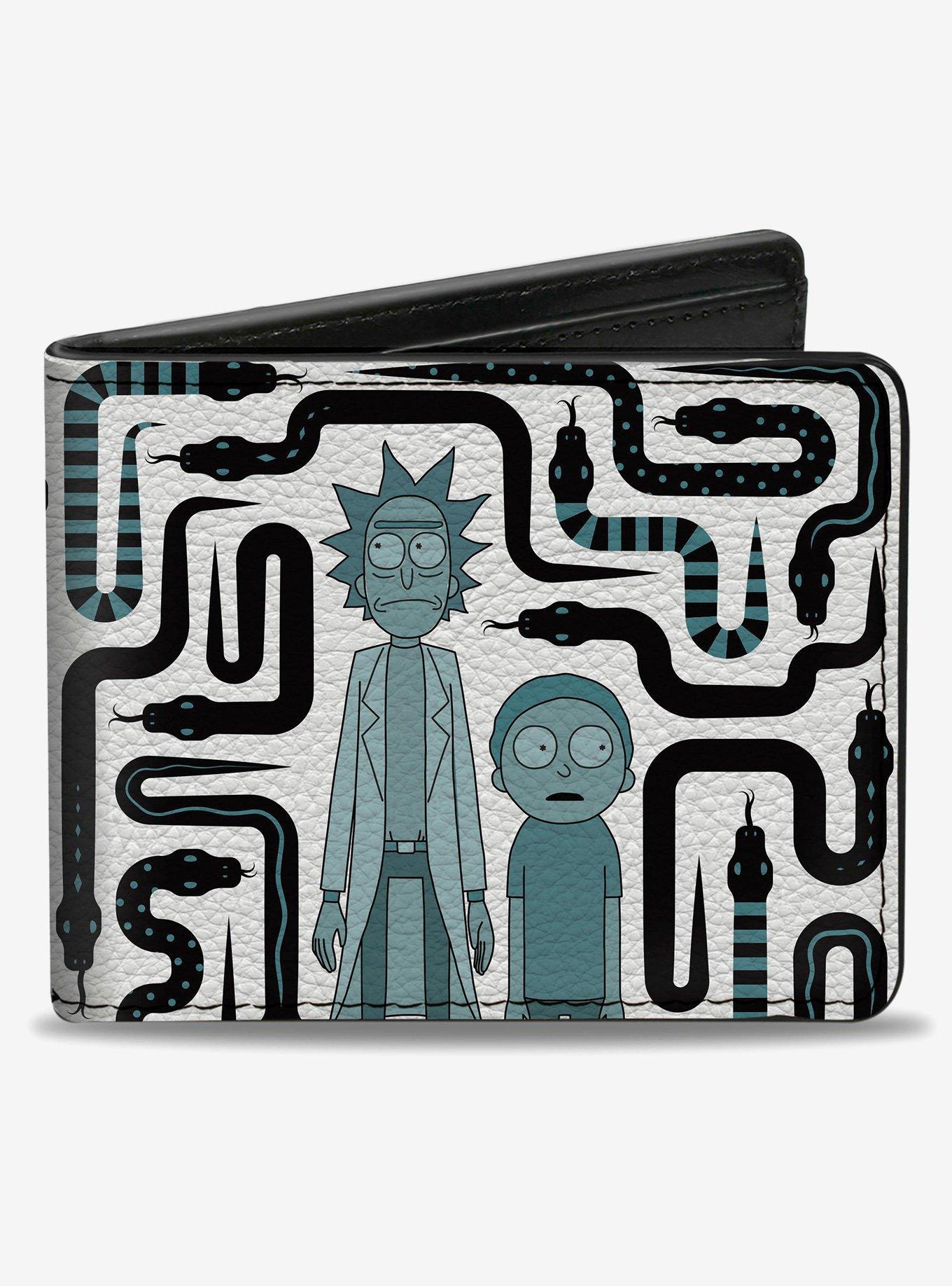 Rick and Morty What a Waste of Snakes Pose Bifold Wallet, , hi-res