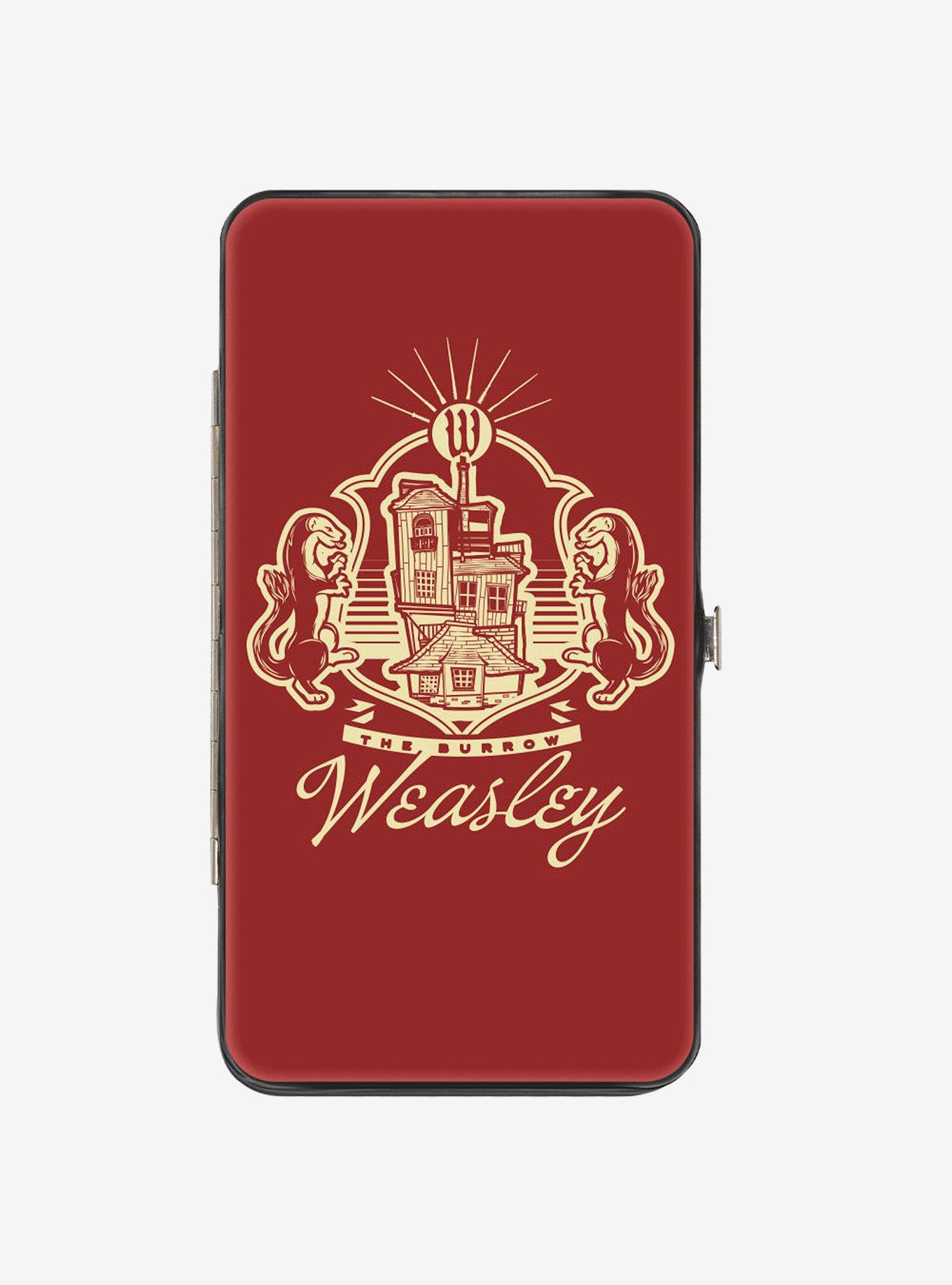 Harry Potter The Burrow Weasley House Crest Plaid Hinged Wallet, , hi-res