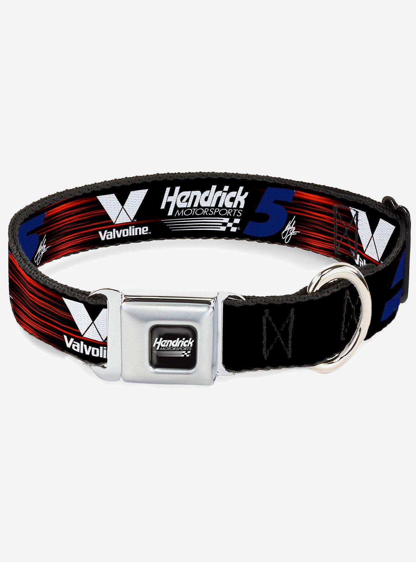 Hendrick Motorsports Kyle Larson #5 Autograph Valvoline Seatbelt Buckle Dog Collar, , hi-res