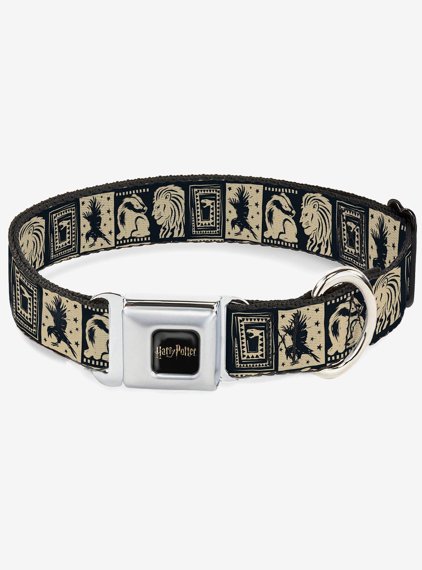 Harry Potter Hogwarts House Patch Blocks Seatbelt Buckle Dog Collar, , hi-res
