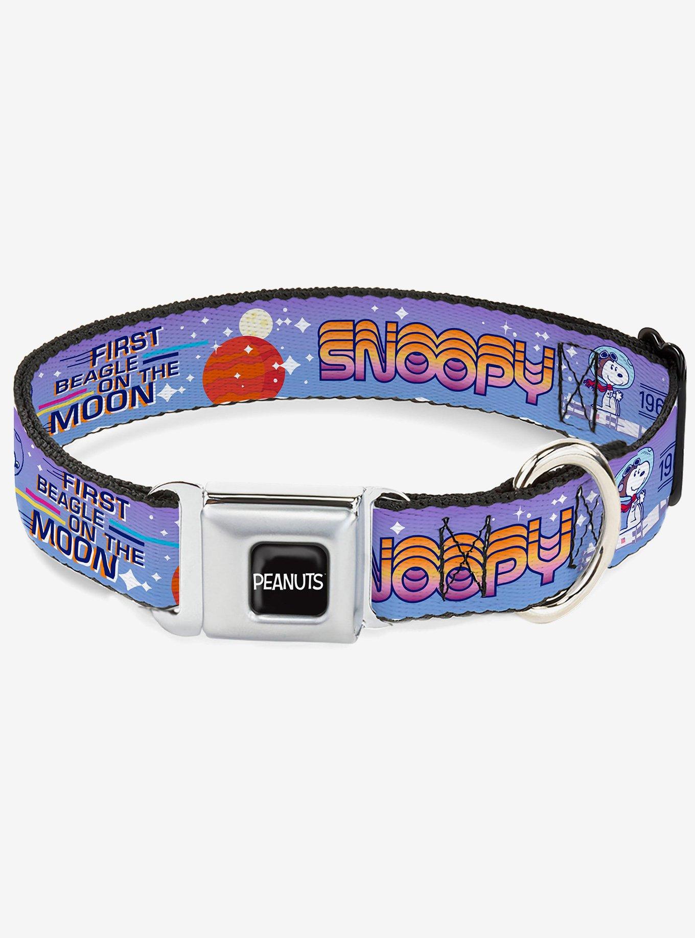 Peanuts Astronaut Snoopy Launch Poses Multi Seatbelt Buckle Dog Collar, , hi-res