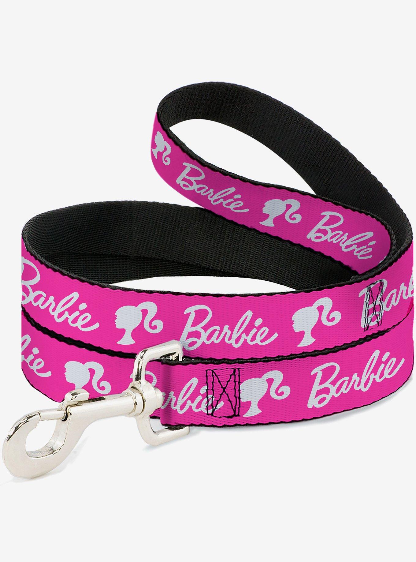Barbie Script Signature Logo and Silhouette Dog Leash, , hi-res
