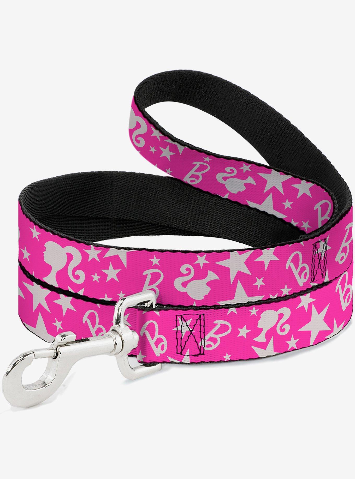 Barbie Ponytail Silhouette and Star Scattered Dog Leash, , hi-res