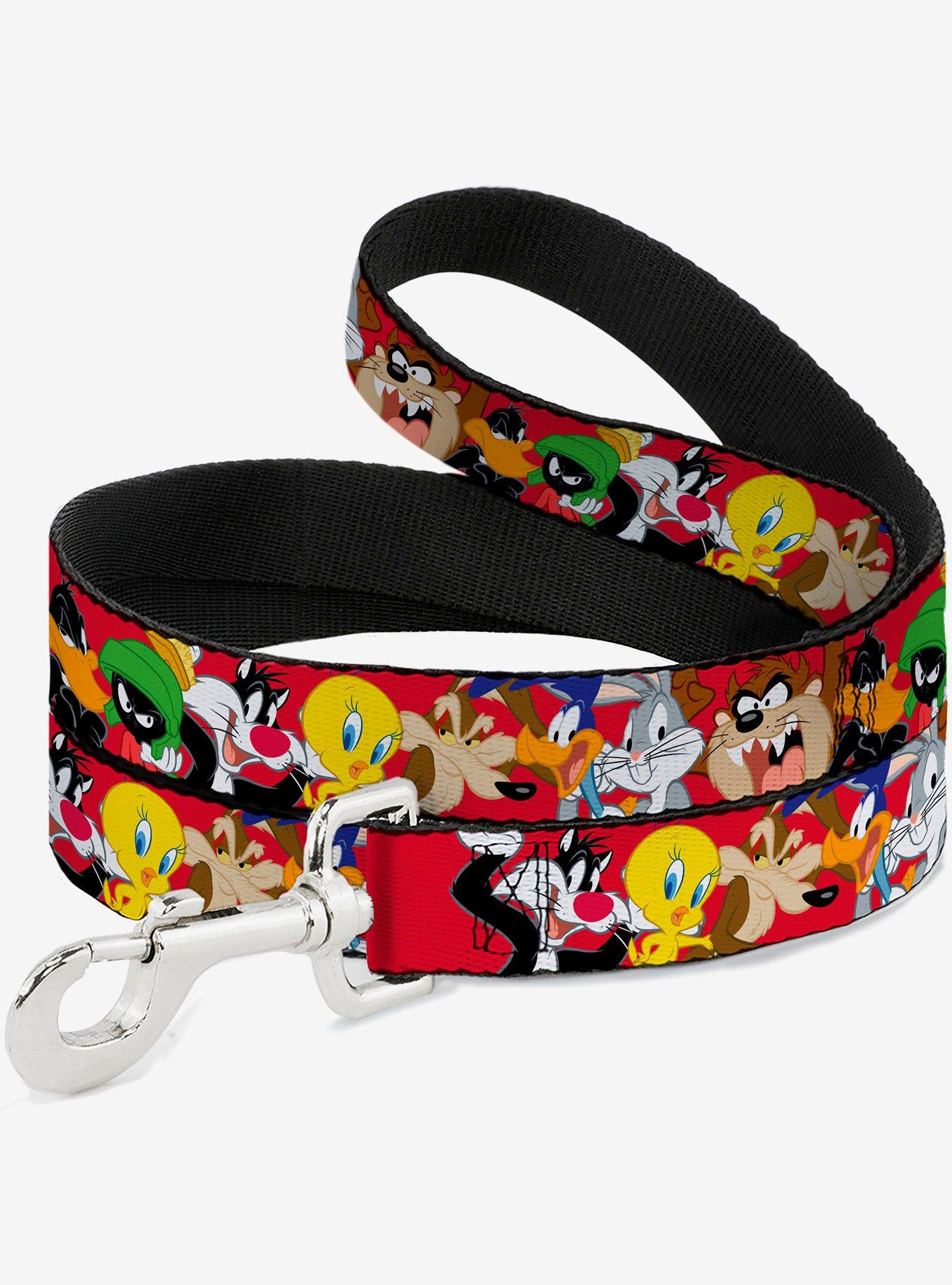 Looney Tunes Eight Character Faces Red Dog Leash, , hi-res
