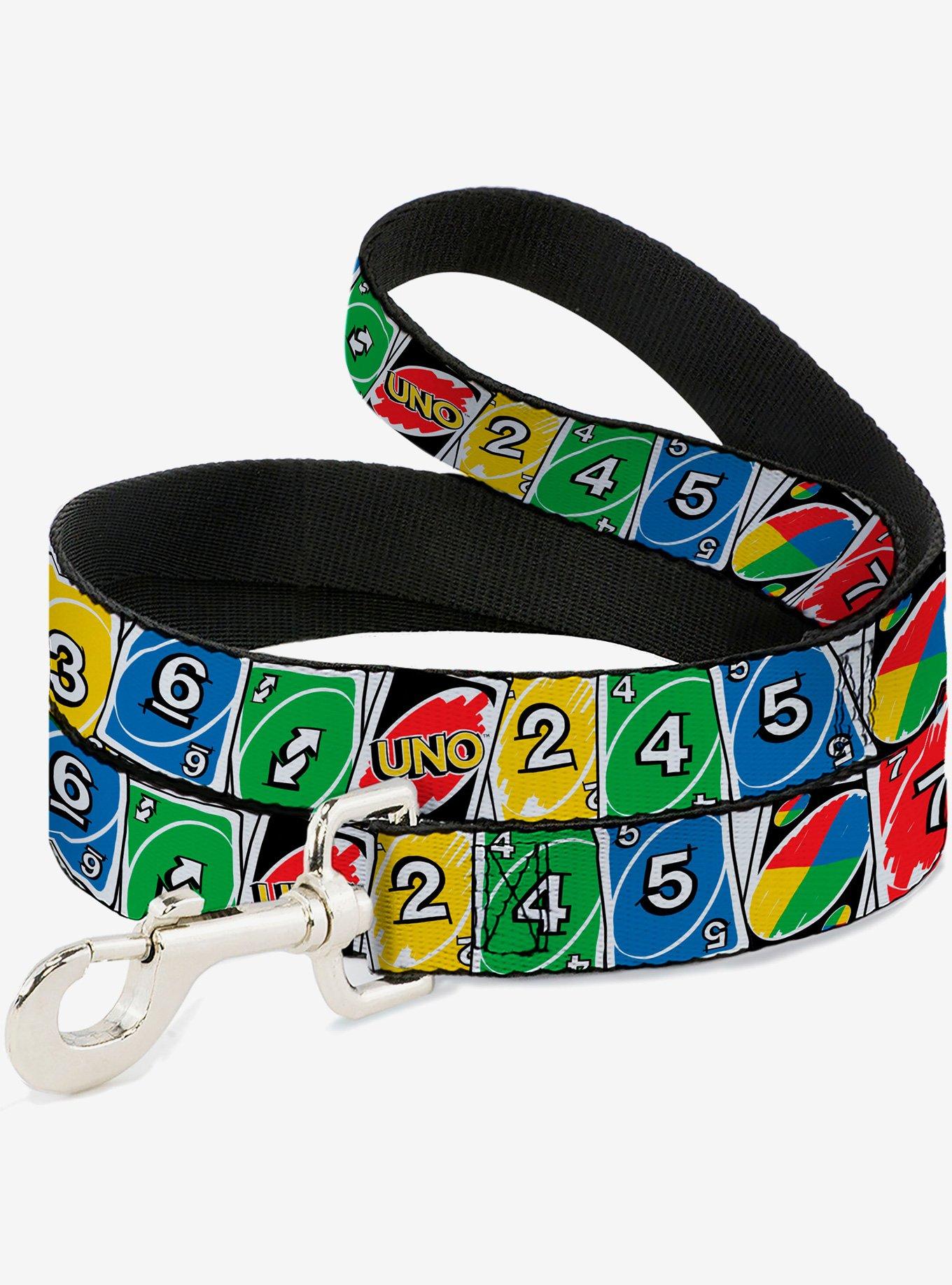 UNO Cards Lineup Stack Multi Dog Leash, , hi-res
