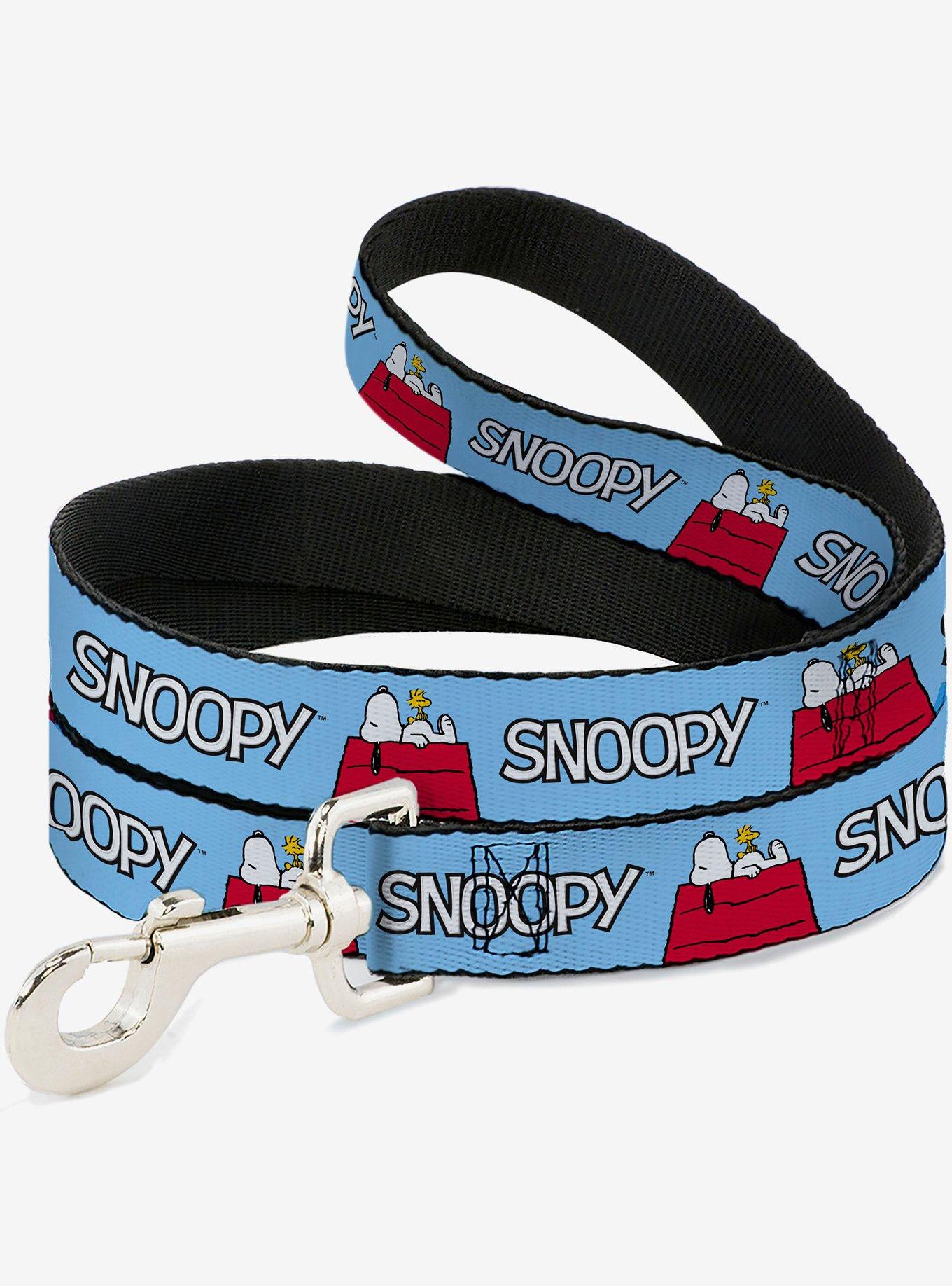 Peanuts Snoopy and Woodstock Dog House Pose and Text Dog Leash, , hi-res