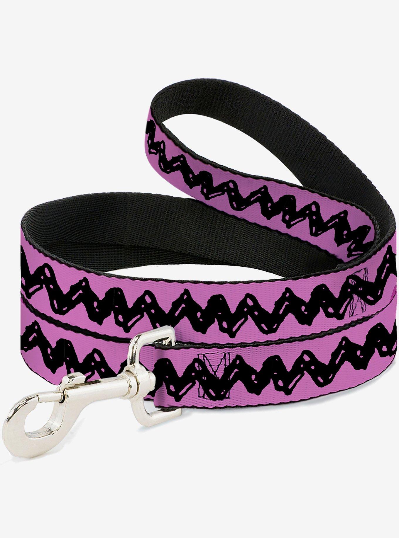 Peanuts Charlie Brown Zig Zag Stripe Dog Leash, , hi-res