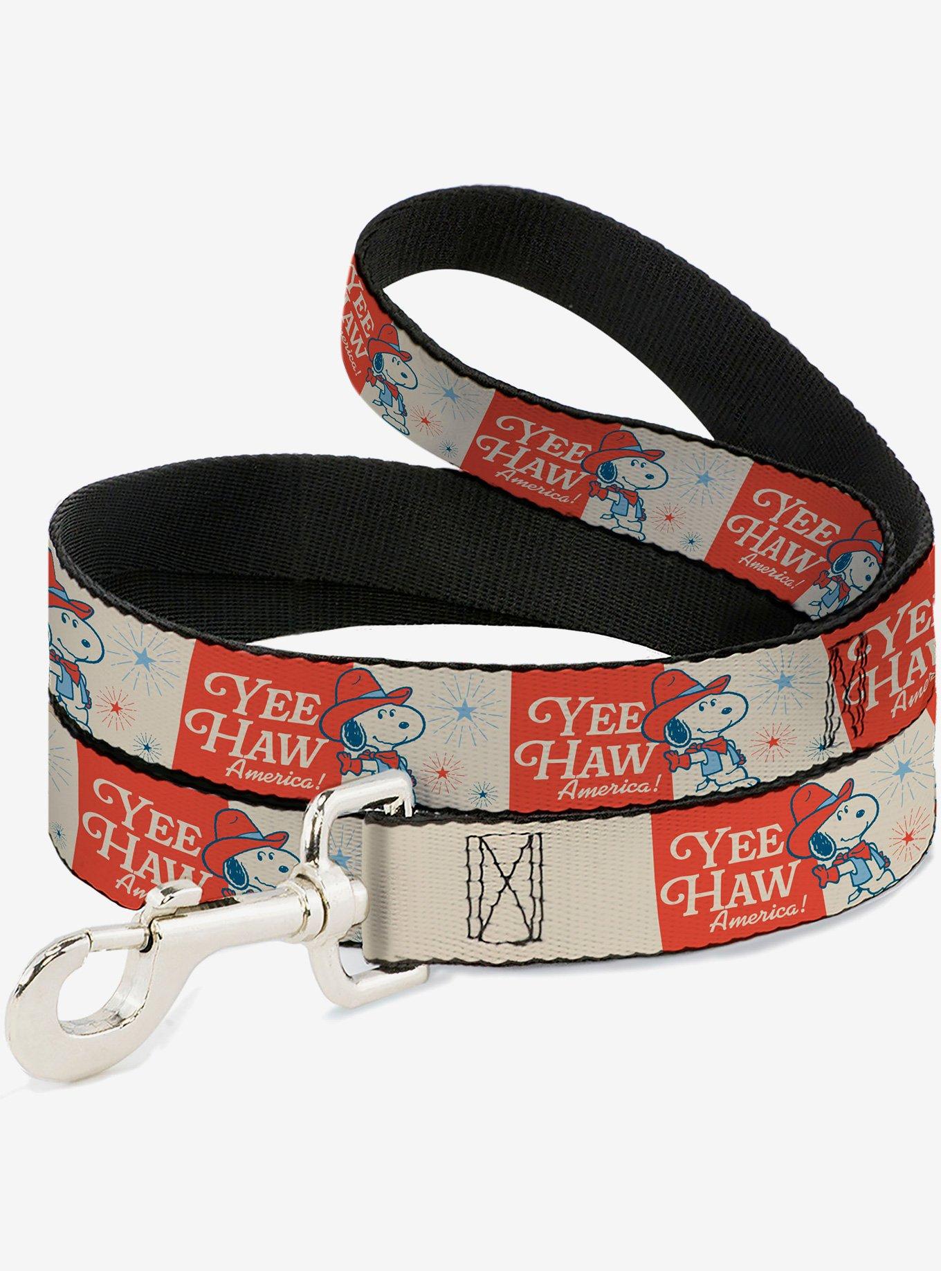 Peanuts Snoopy Yee Haw America Pose and Icons Dog Leash, , hi-res