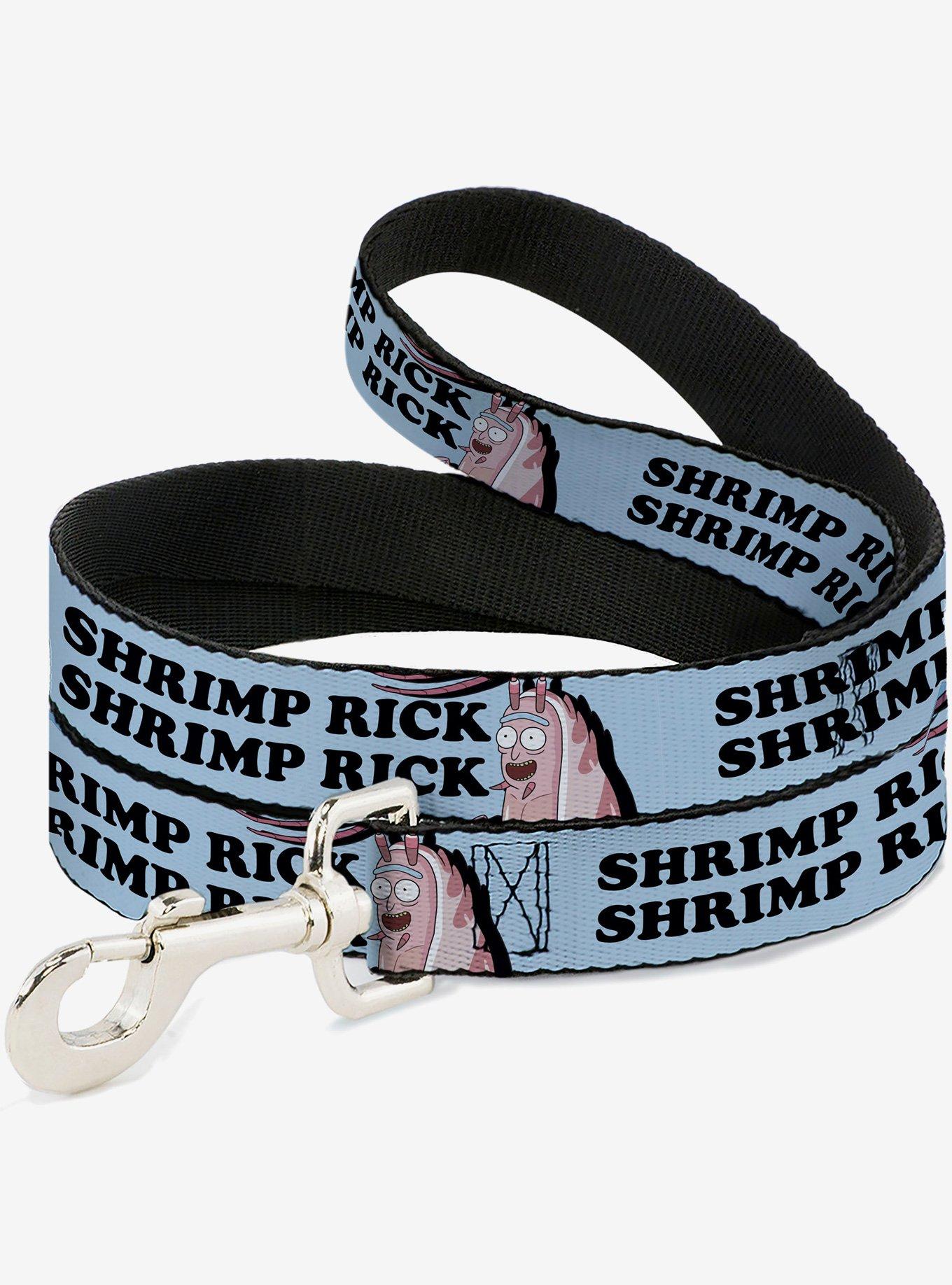 Rick and Morty Shrimp Rick Pose and Text Dog Leash, , hi-res